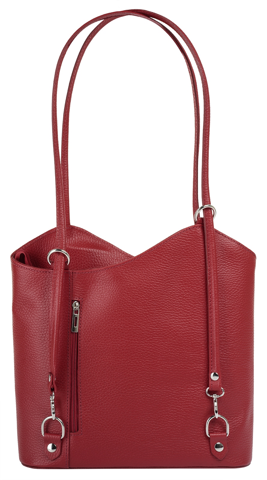 Cluty Cityrucksack, echt Leder, Made in Italy