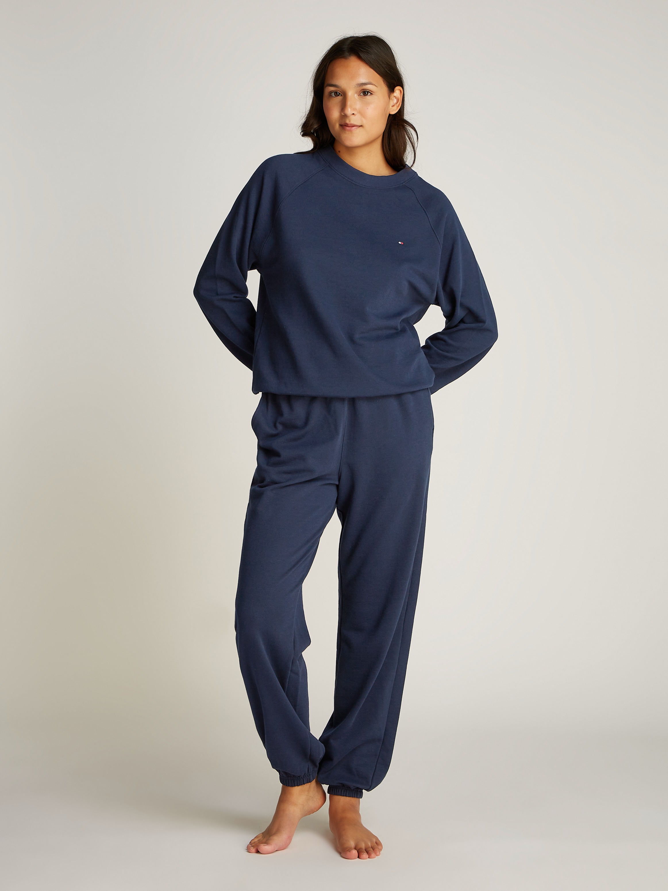 Tommy Hilfiger Underwear Sweatshirt »TRACK TOP«, mit Logostickerei
