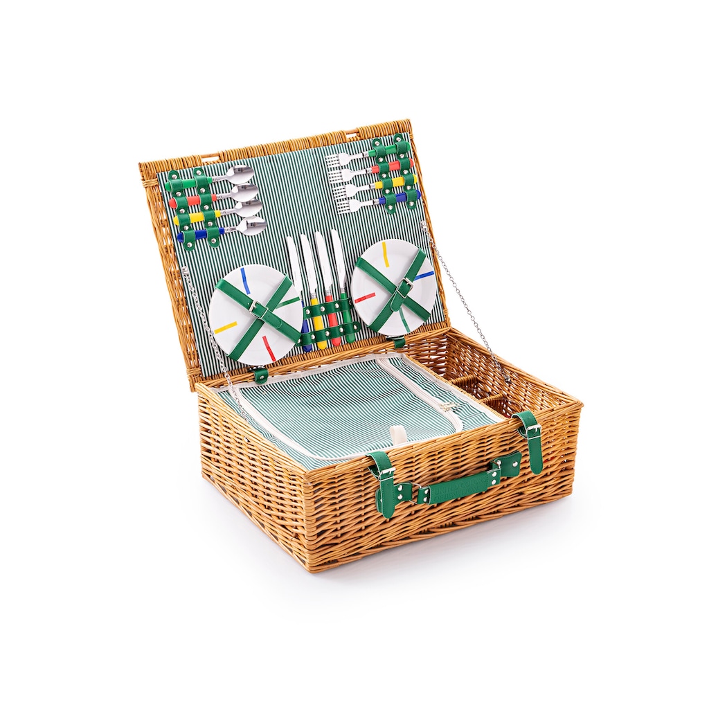 United Colors of Benetton Picknicktasche »Picknickkorb-Set«, (Set, 16 tlg.)
