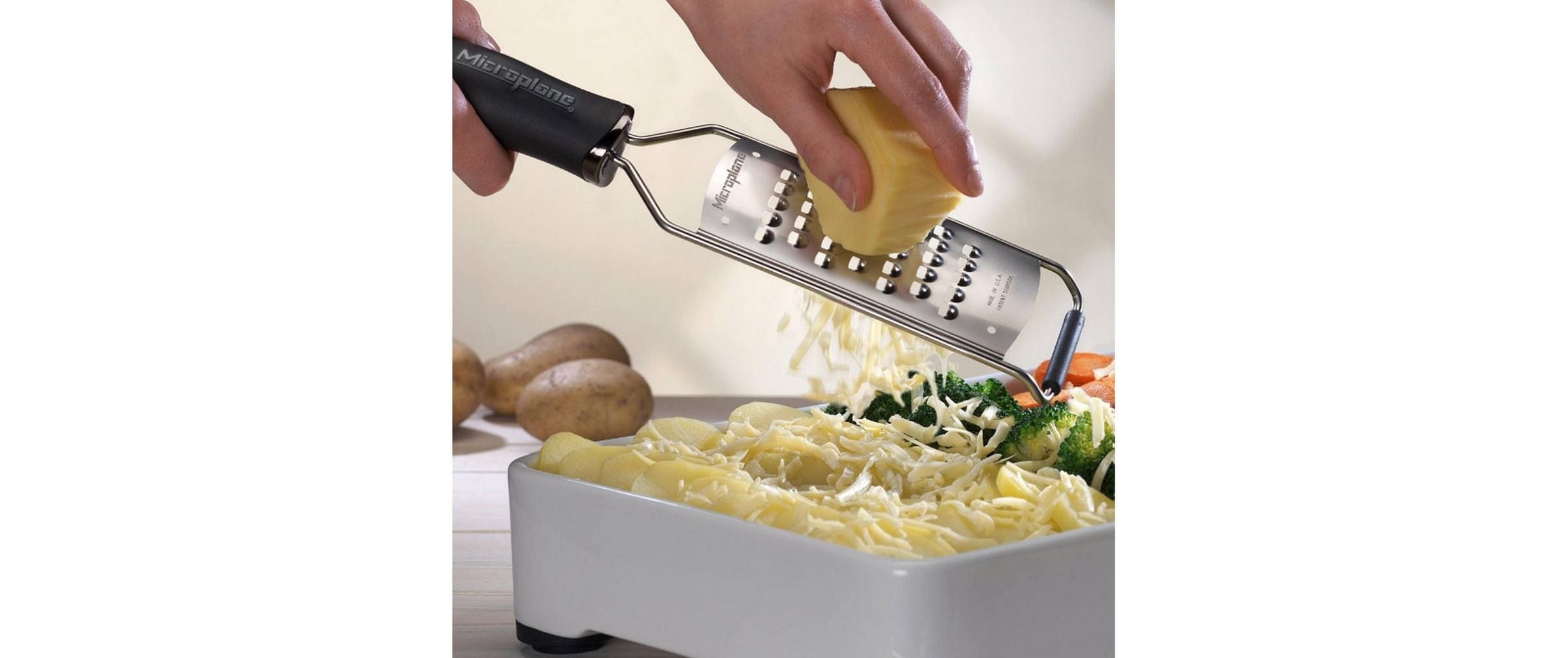 Microplane Küchenreibe »Gourmet sehr grob«
