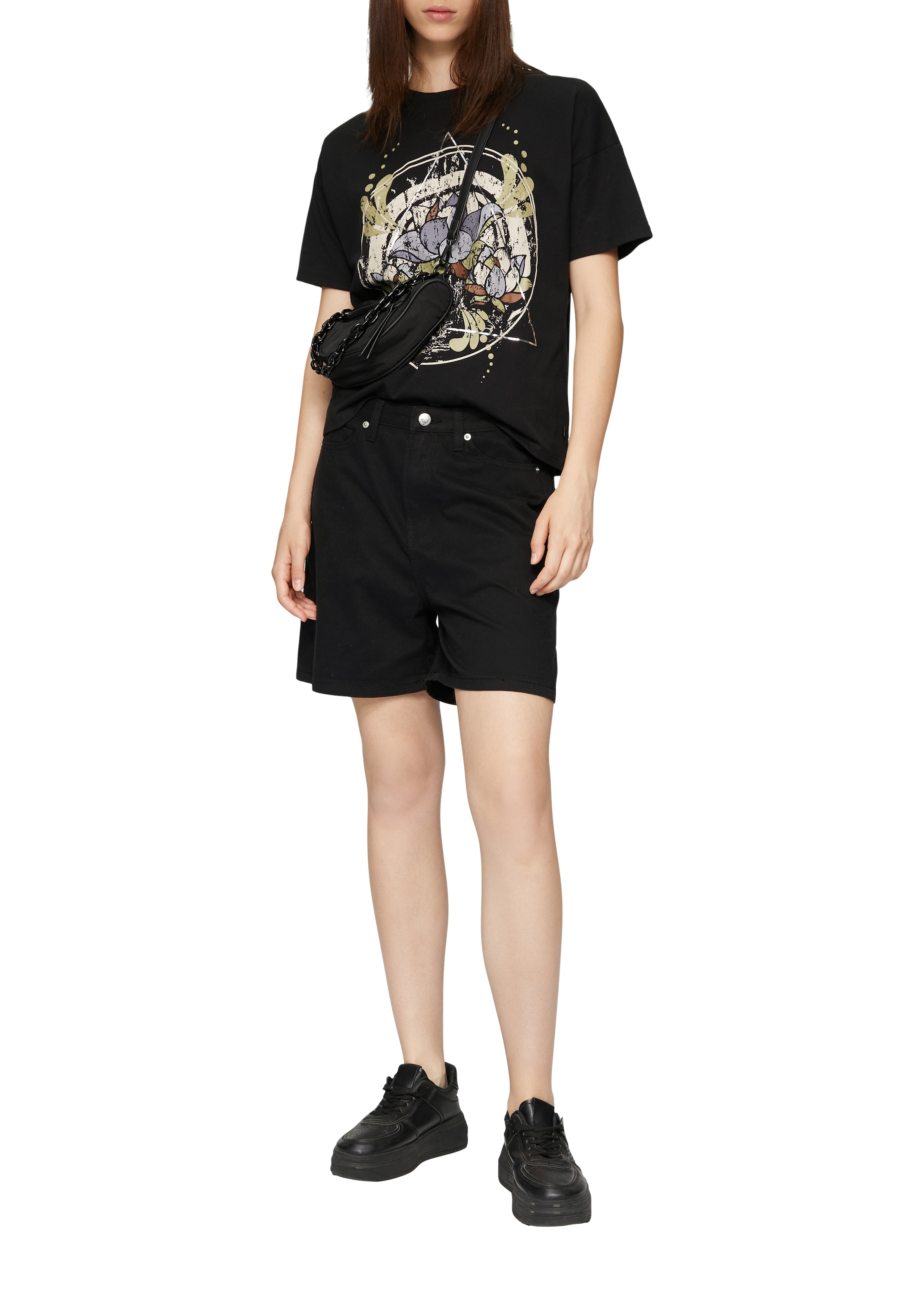 QS Jeansshorts, Sommerhose mit Taschen