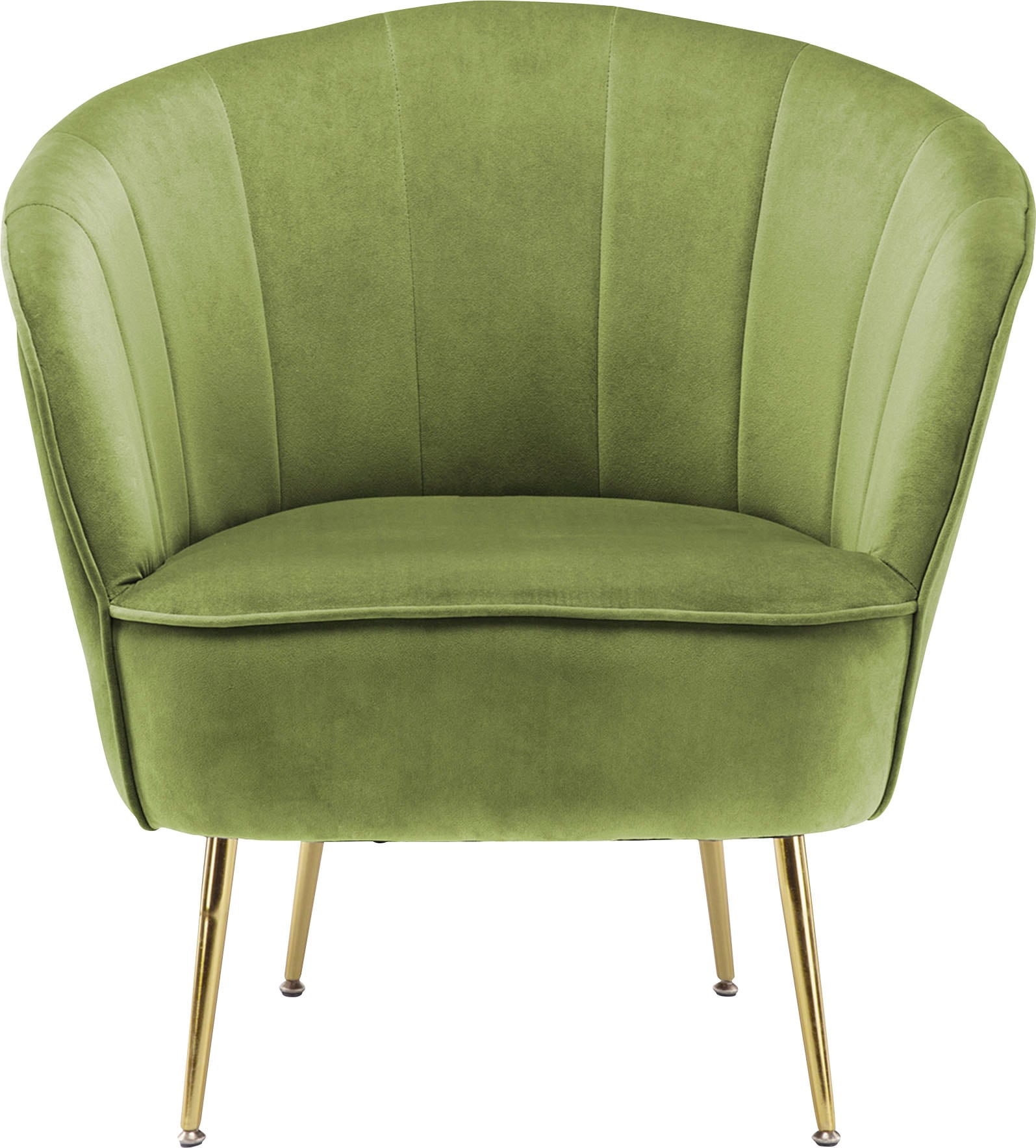 Kayoom Sessel »Poola 100, gemütlicher Cocktail-Sessel, edler Samtbezug«, (1 St.), samtweich, gesteppt, gemütlich, tiefe Sitzhöhe von 79cm