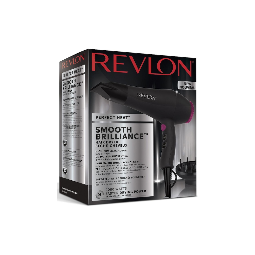 Revlon Haartrockner »Smooth Brilliance AC«, 2300 W, 2 Aufsätze
