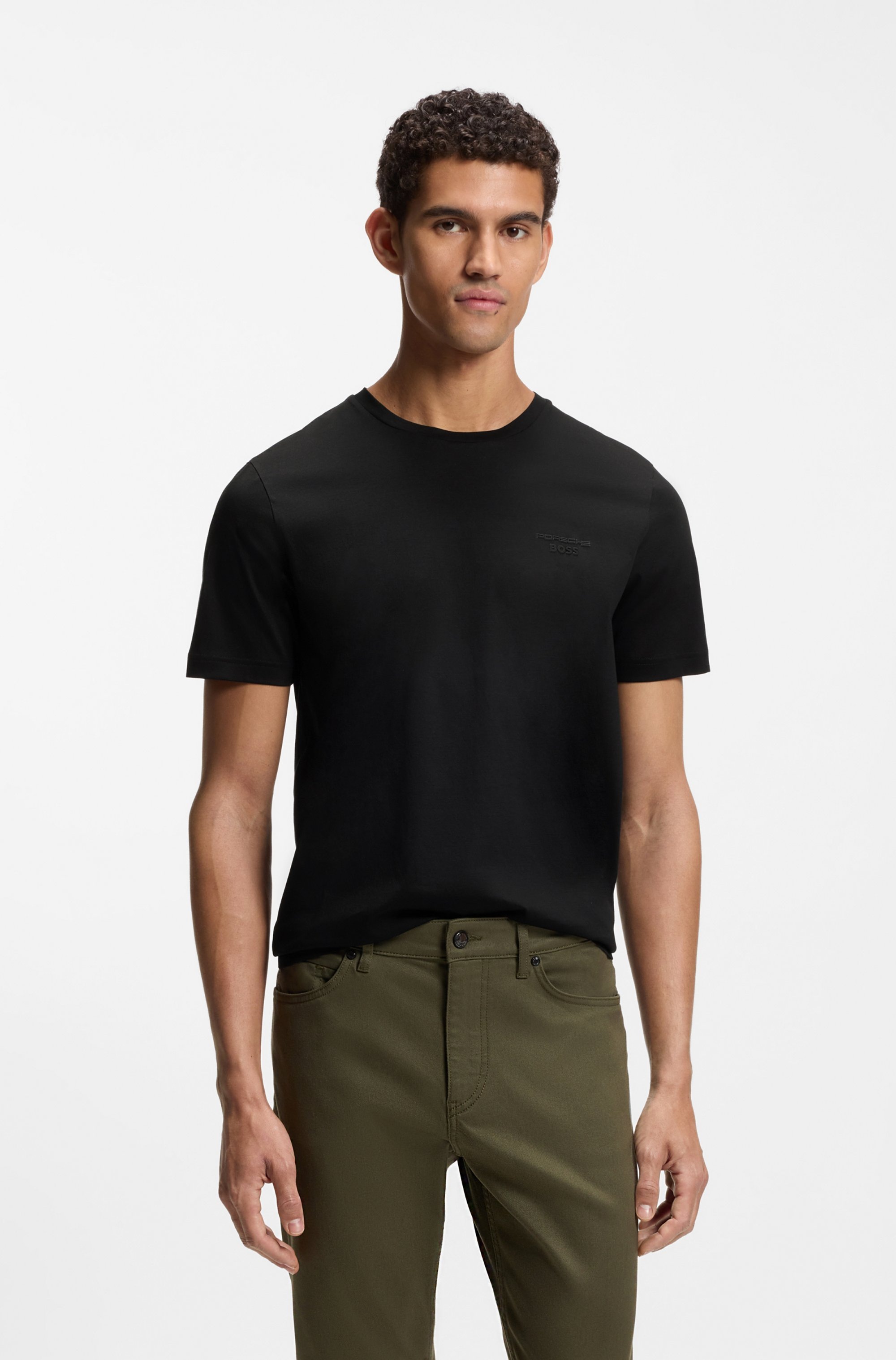 BOSS GREEN T-Shirt "Porsche Spirit 70 Capsule Collection" Premium Herrenmode Limited