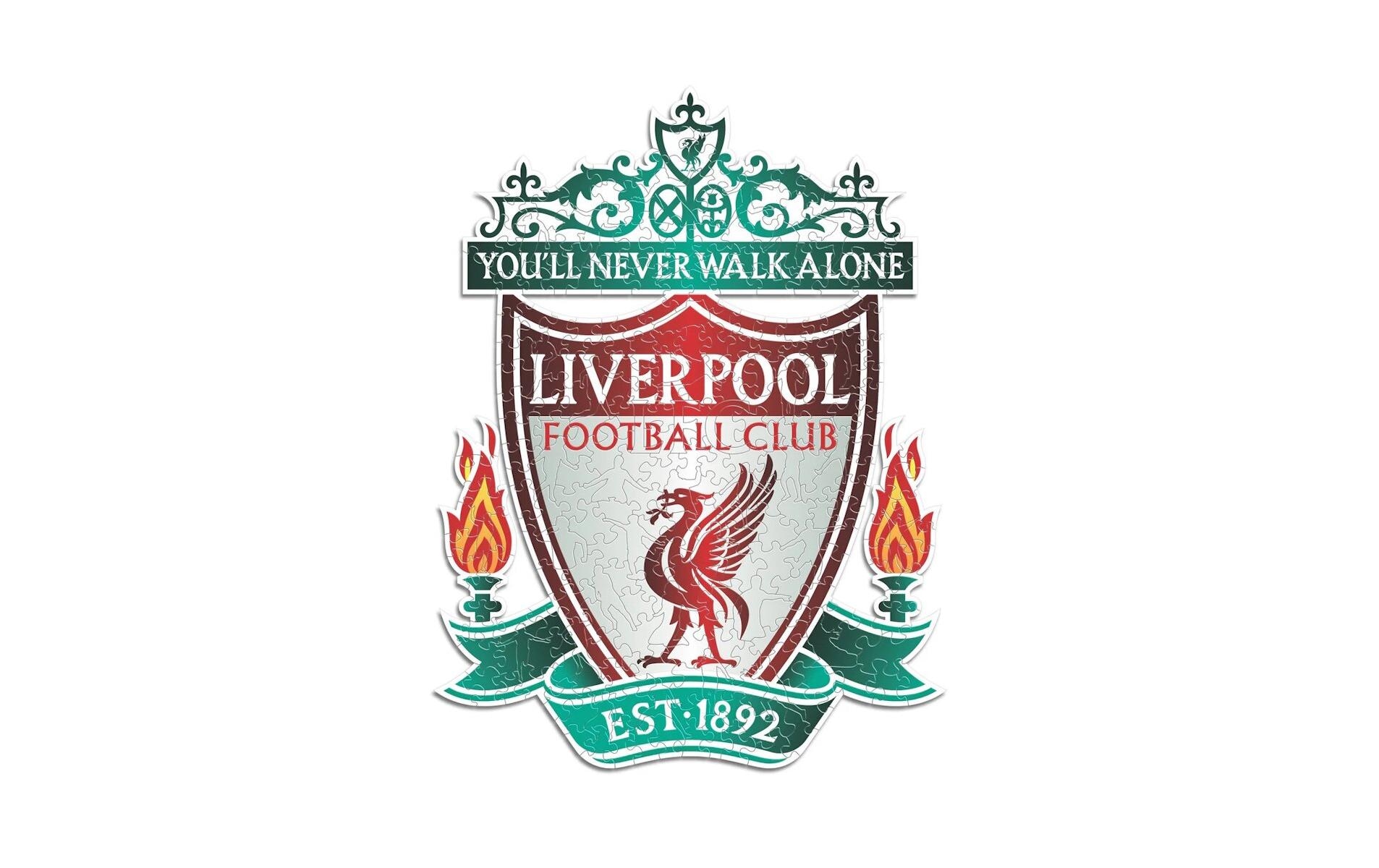 Puzzle »Iconic Liverpool FC – Logo«, Holzart: Birke (Herkunftsland: China)