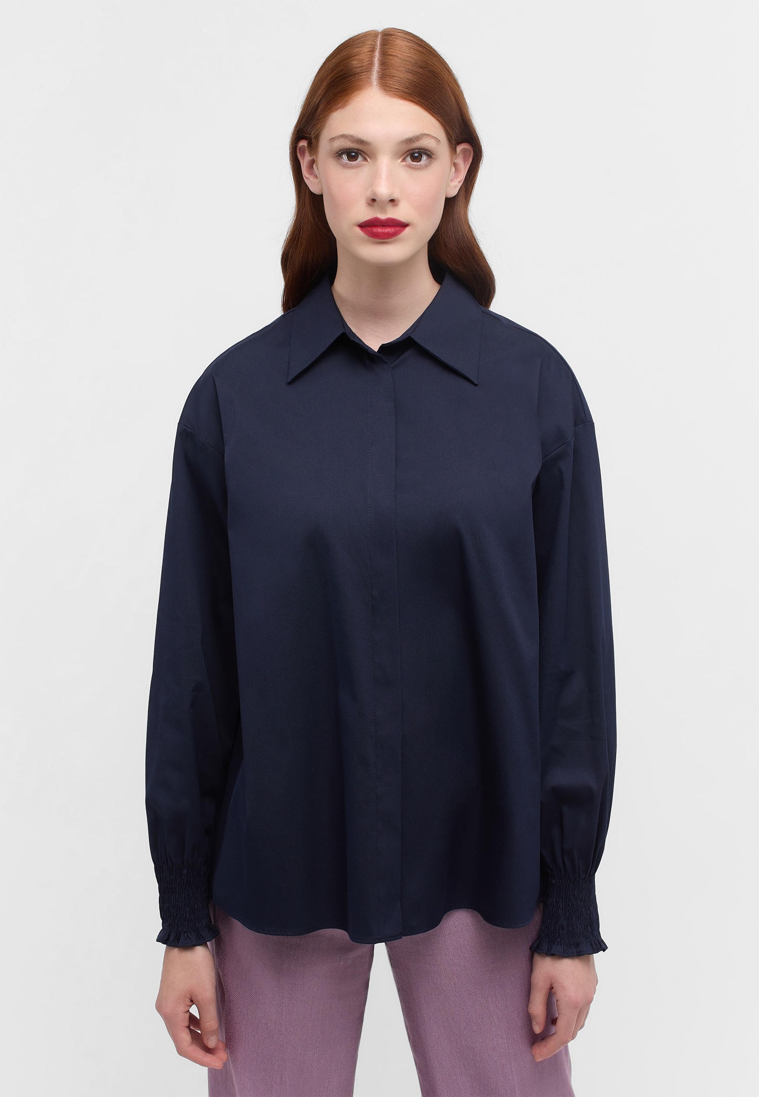 Eterna Hemdbluse »OVERSIZE FIT« EASY IRON (bügelleicht)