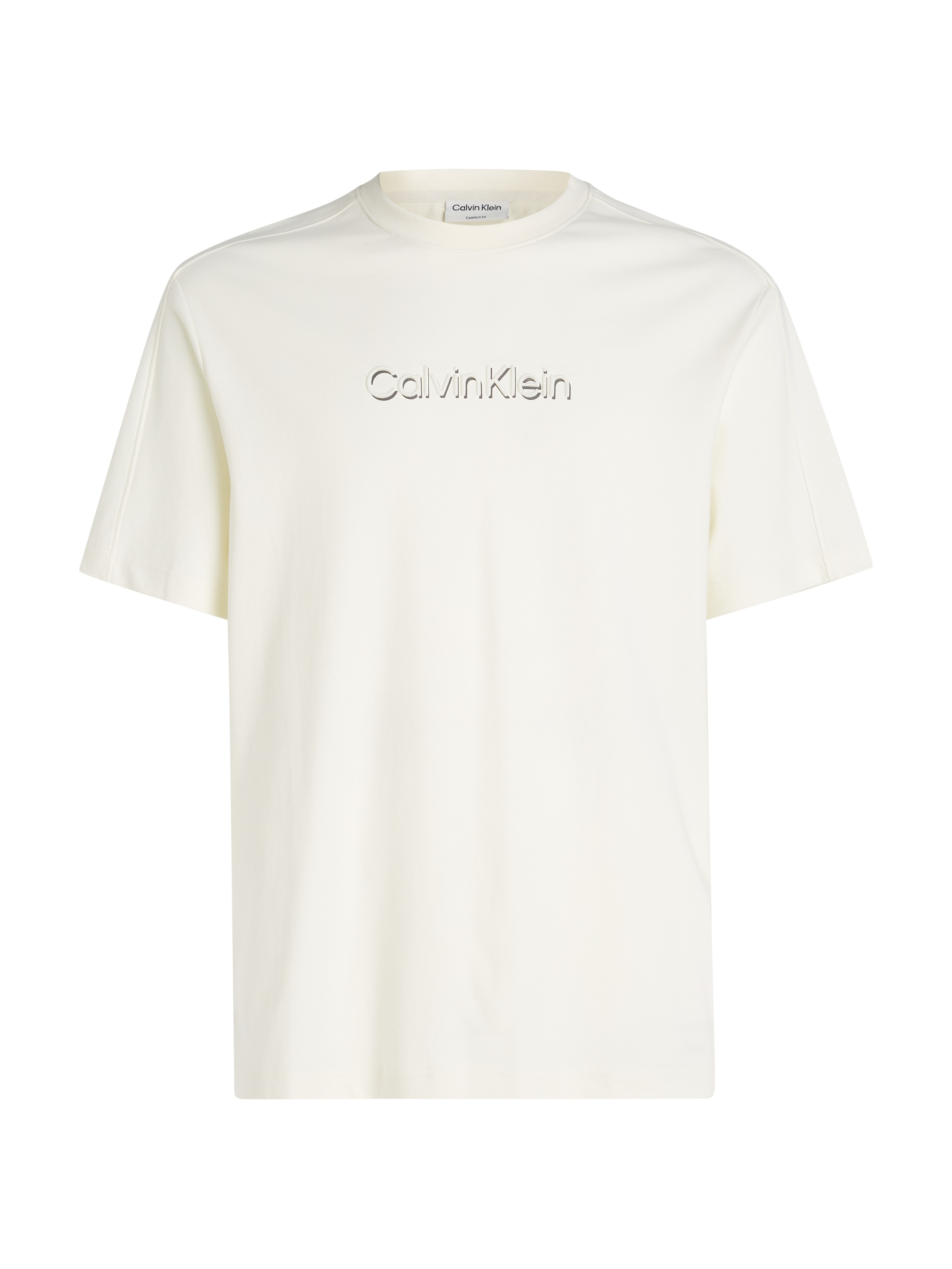 Calvin Klein T-Shirt »SHADOW EMBOSSED LOGO T-SHIRT«, mit Logoschriftzug