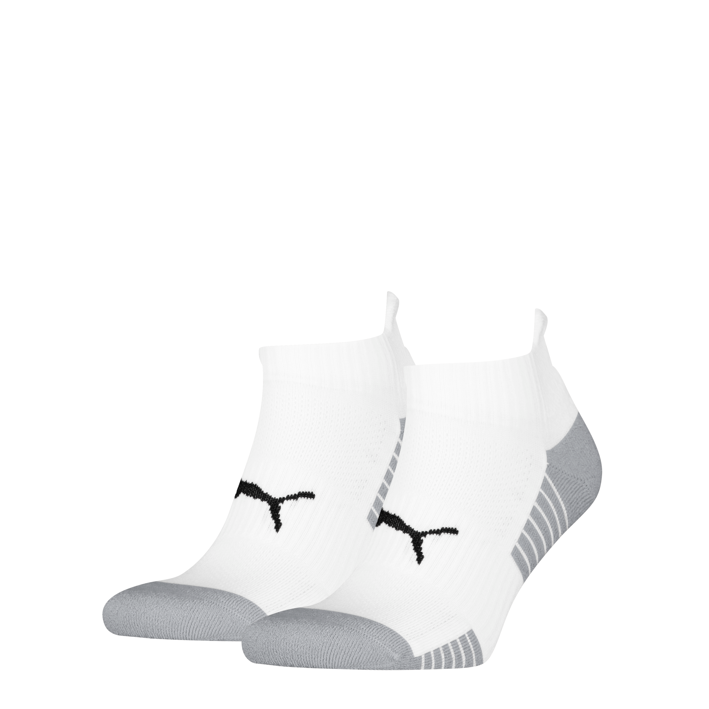 PUMA Sneakersocken "PUMA UNISEX SPORT CUSHIONED SNEAKER 2P" 2 Paar, Gepolsterte Sohle, niedriger Schnitt