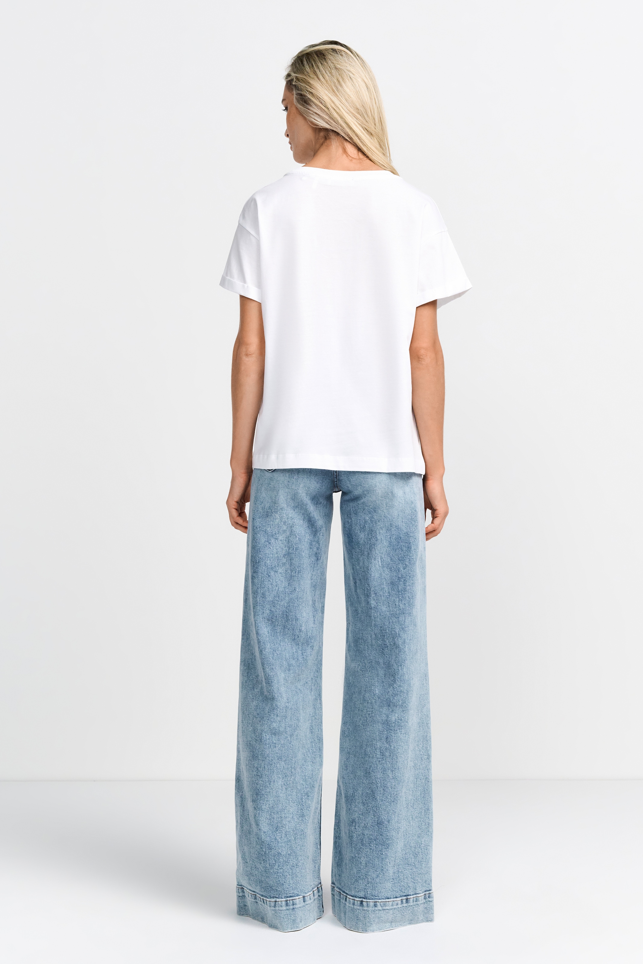 RICHROYAL Oversize-Shirt, Mit Rundhalsausschnitt