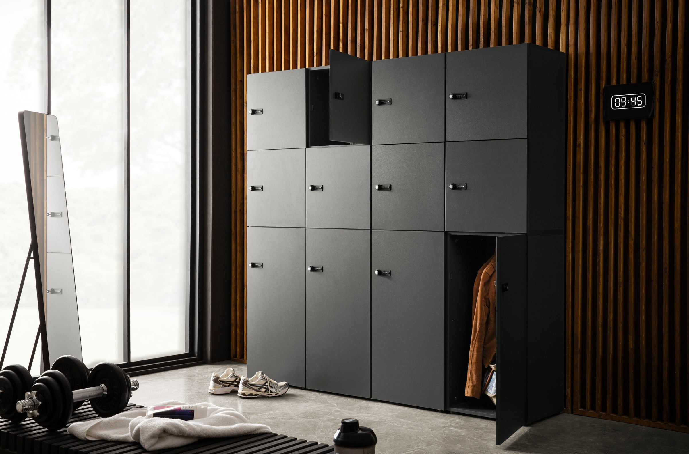 Schildmeyer Container »Locked Spind Schrank mit 1 abschliessbaren Tür«, Made in Germany