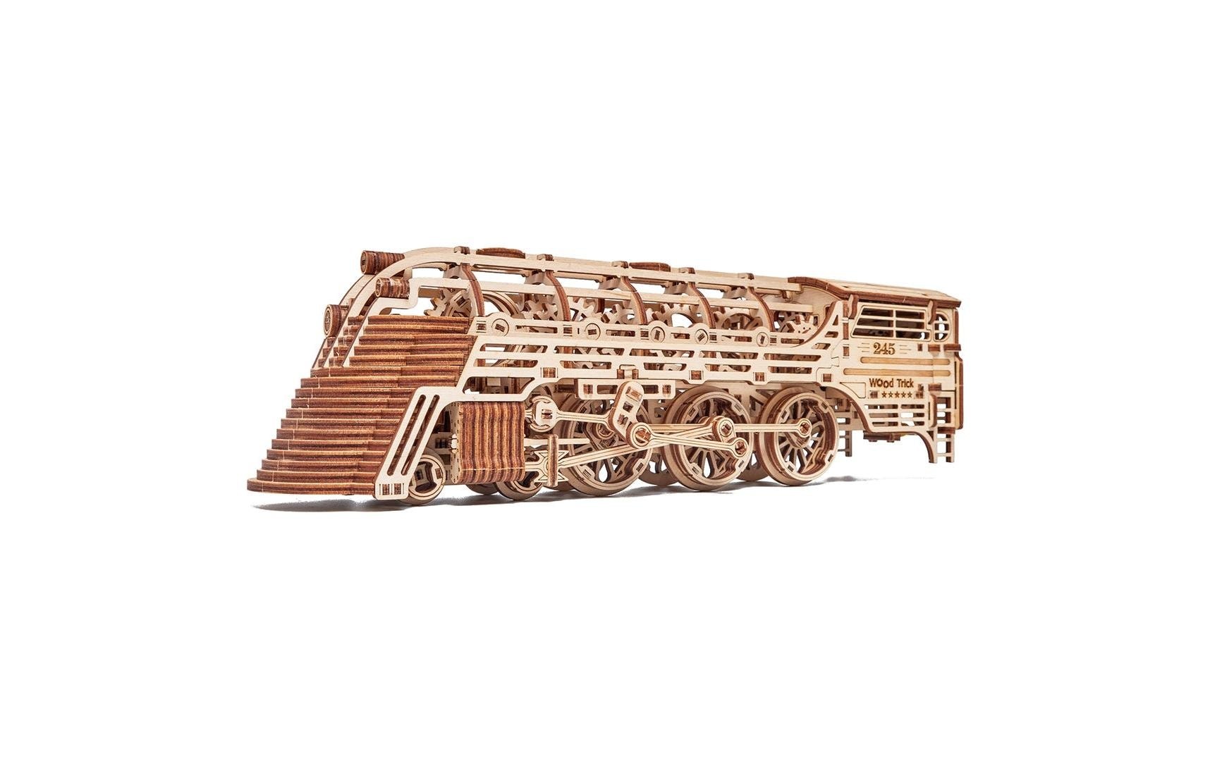 Spielbausteine »WoodTrick Atlantic Express-Zug«, (636 St.)