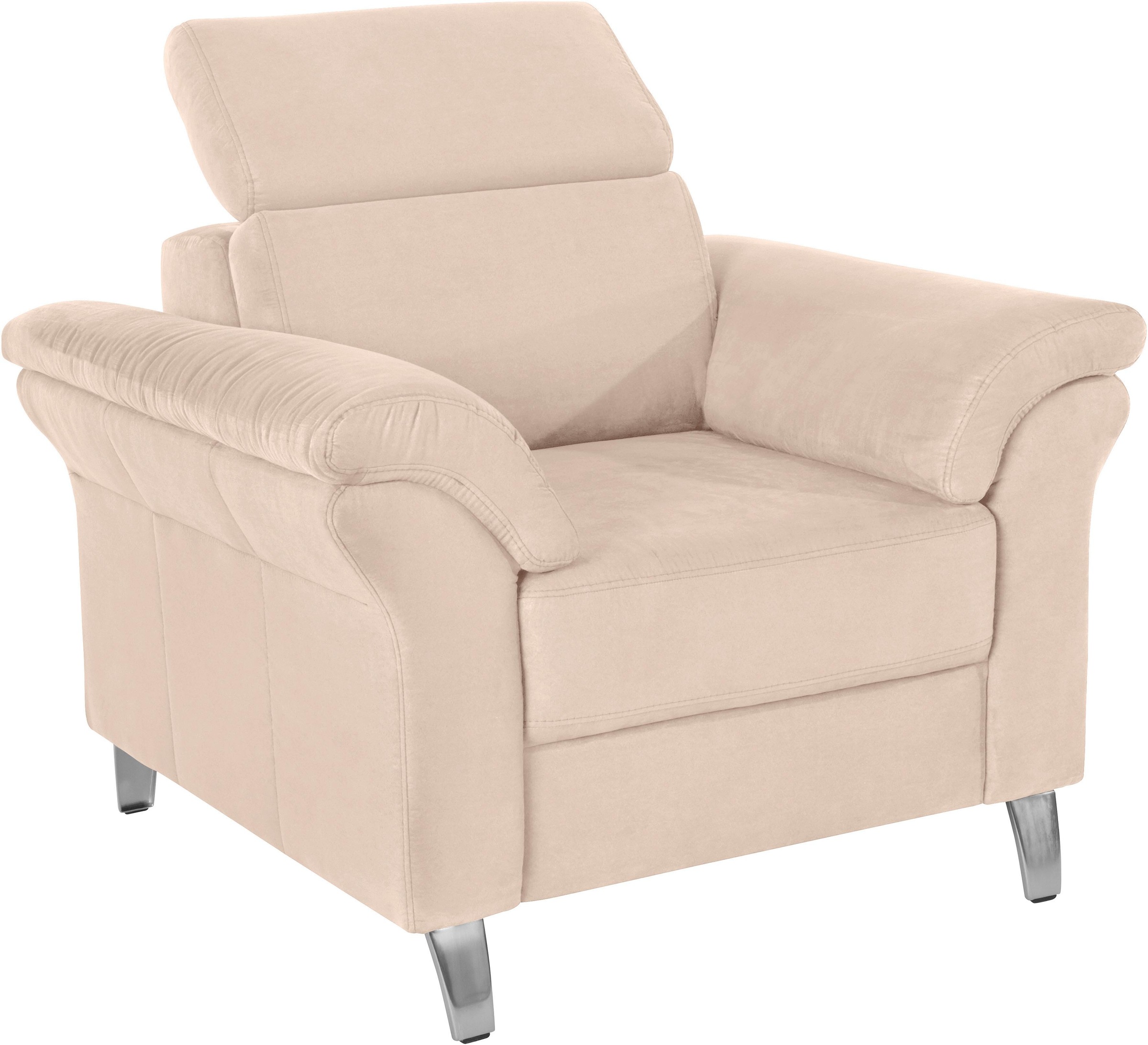 sit&more Sessel »Arngast«, inklusive Federkern und Kopfteilverstellung