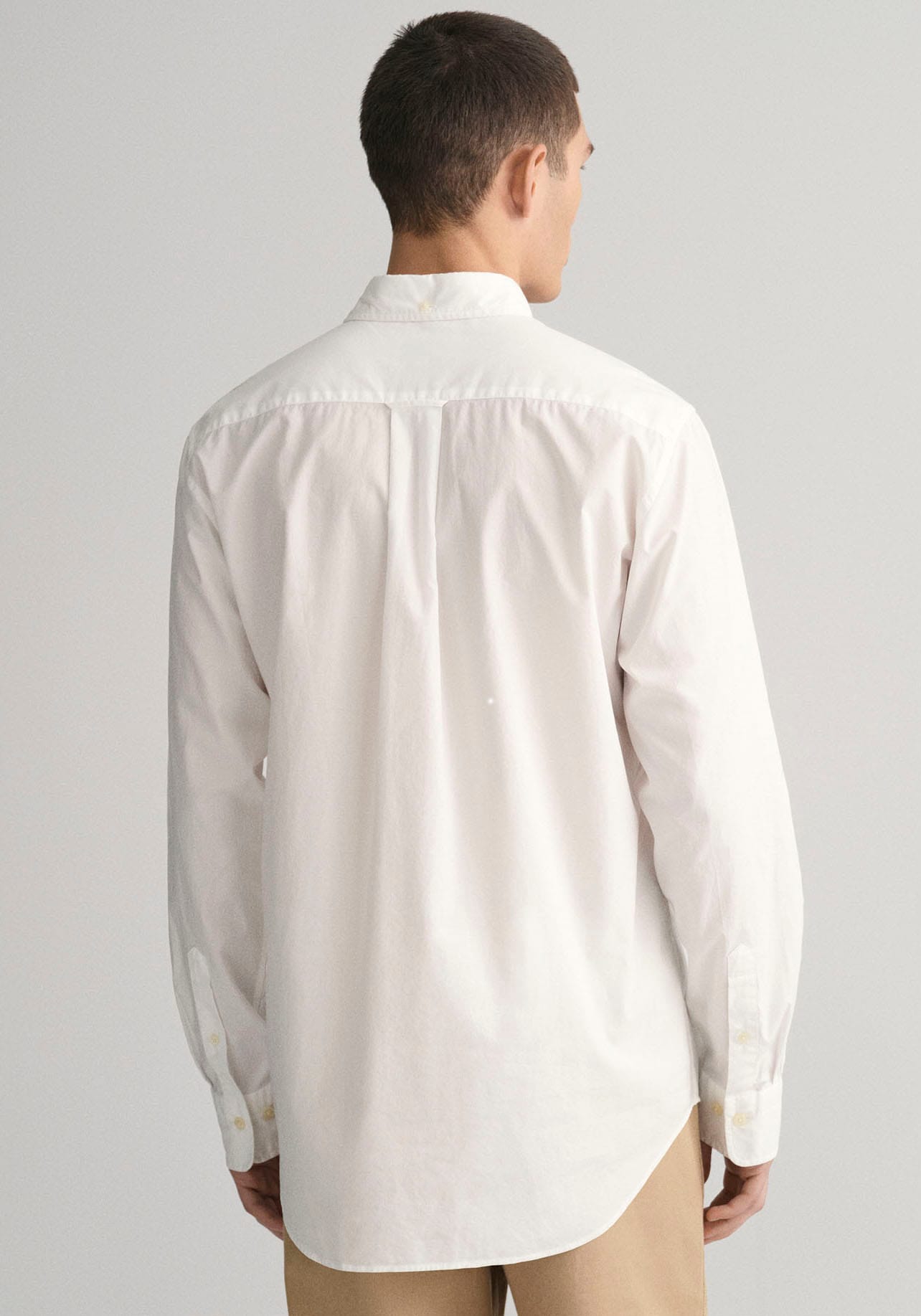 Gant Langarmhemd »Regular Fit Popeline Hemd leicht strapazierfähig pflegeleicht«, mit Label Stickerei auf der Brusttasche