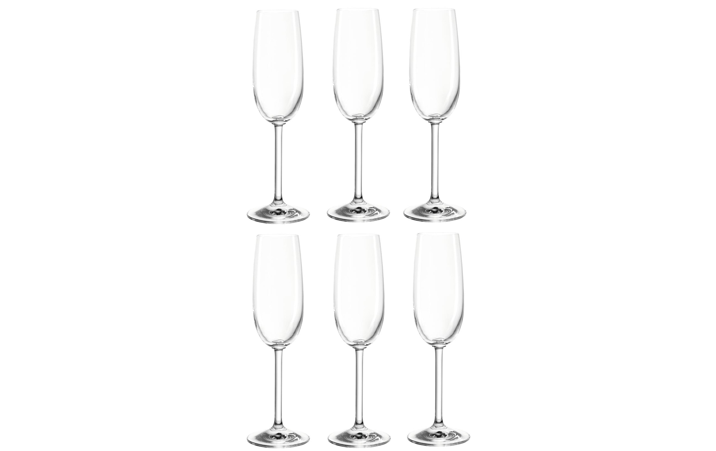 montana-Glas Champagnerglas »Pure 200 ml«, (6 tlg.)