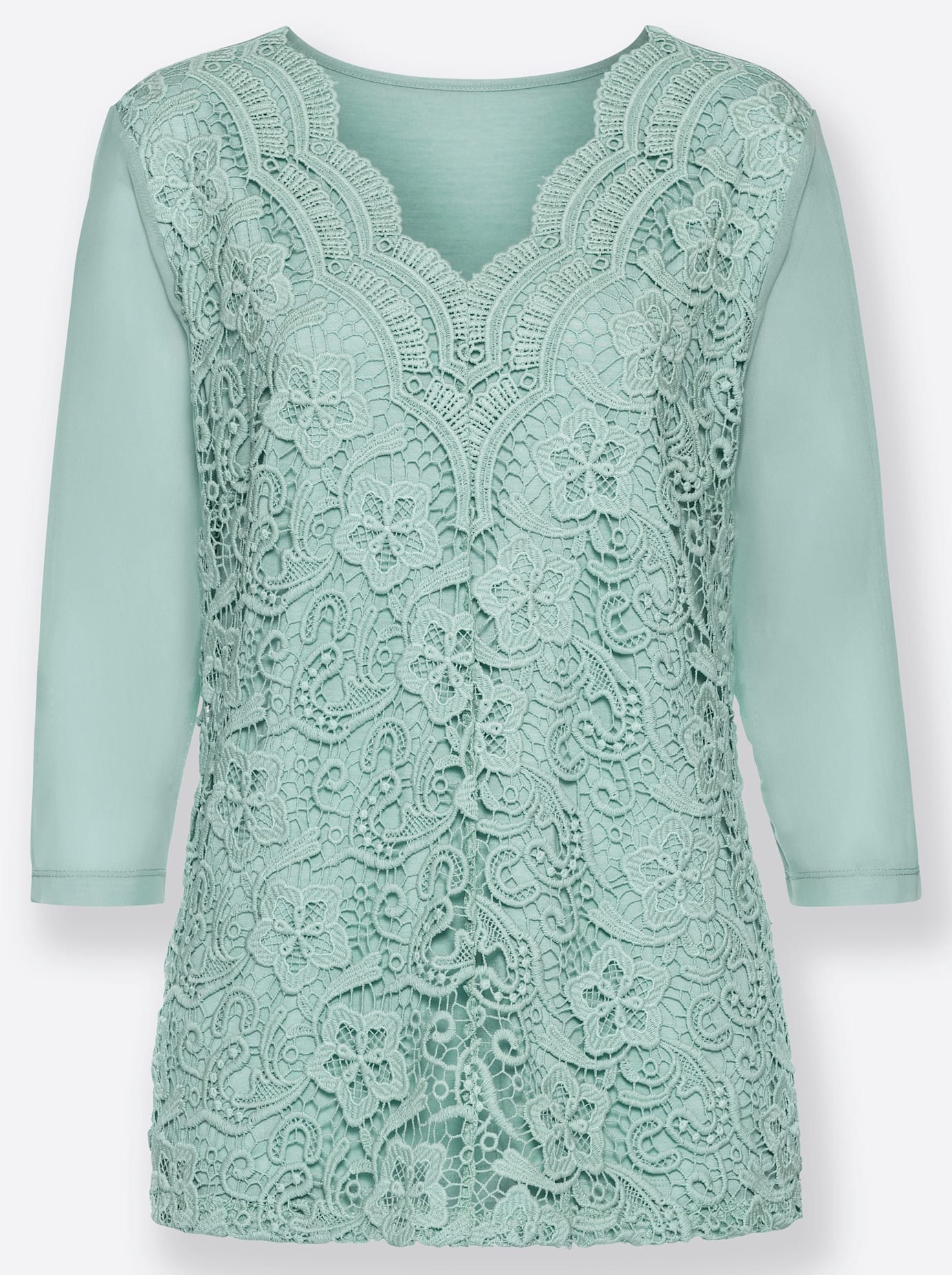 Lady Spitzenshirt »Shirt«, (1 tlg.)