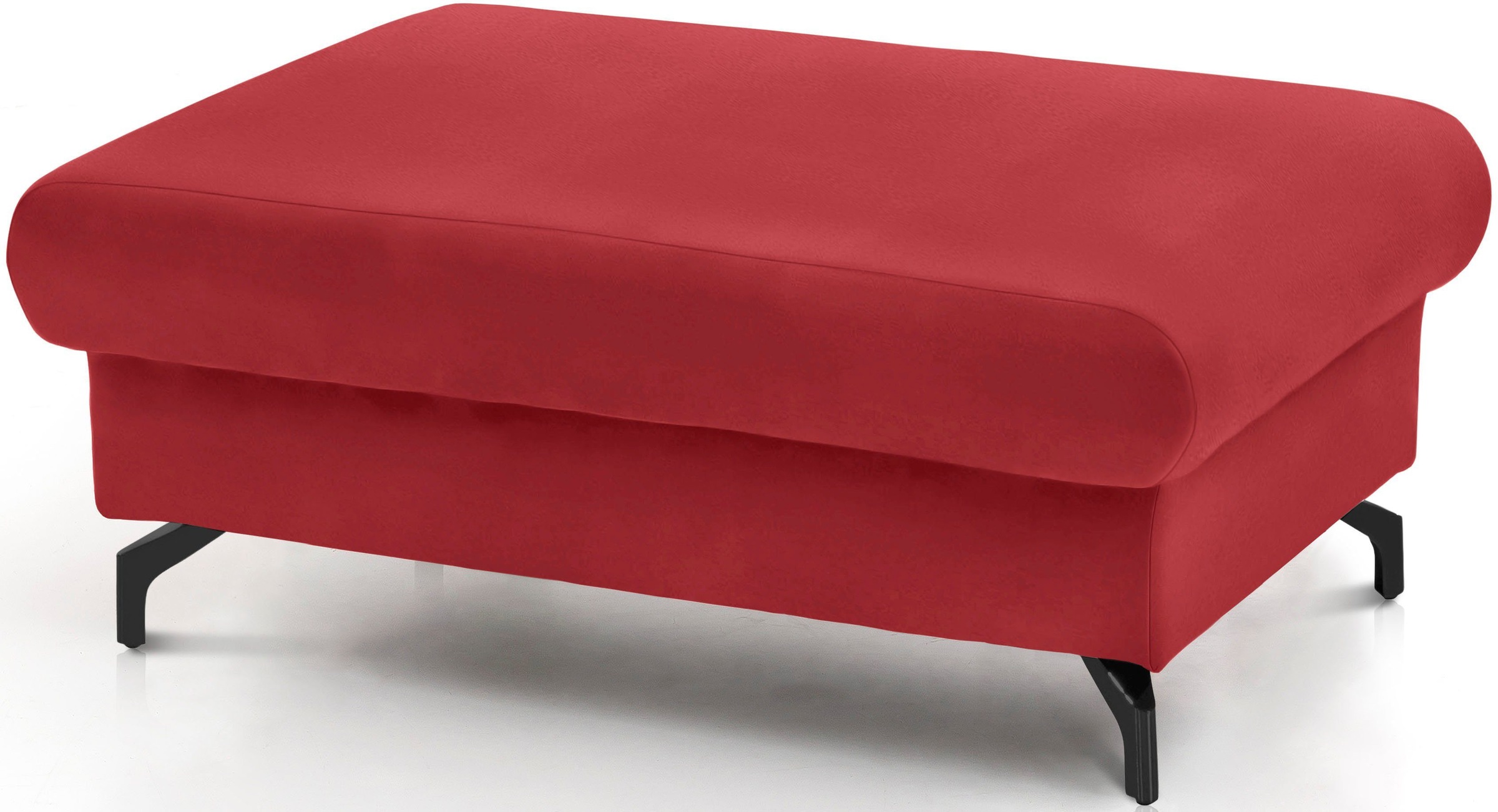 COTTA Polstergarnitur »Komaris L-Form«, (Set), Set bestehend aus: Ecksofa mit Kopfteilverstellung & Hocker