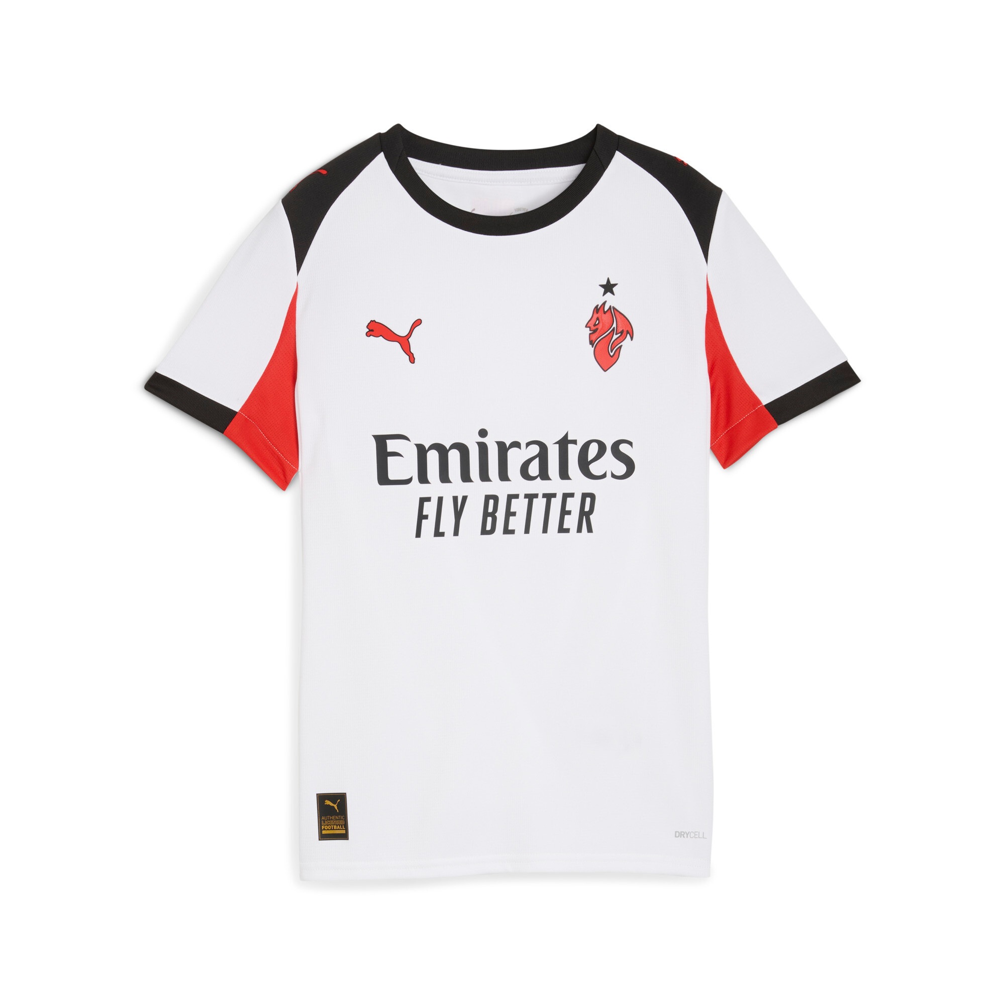PUMA Trainingstop »ACM AWAY JERSEY REPLICA JR« für Jugendliche, sportlicher Stil, Rundhalsausschnitt