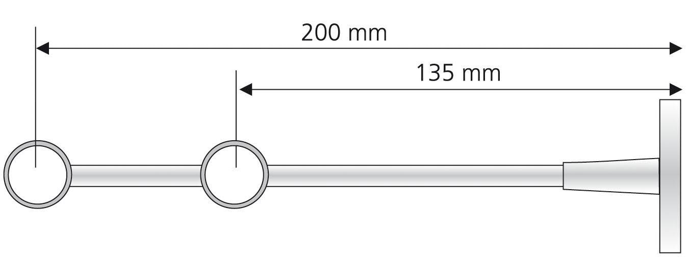 Liedeco Doppelträger, (1 St.), shoppen Ø | Gardinenstangen 16 mm für online Jelmoli-Versand