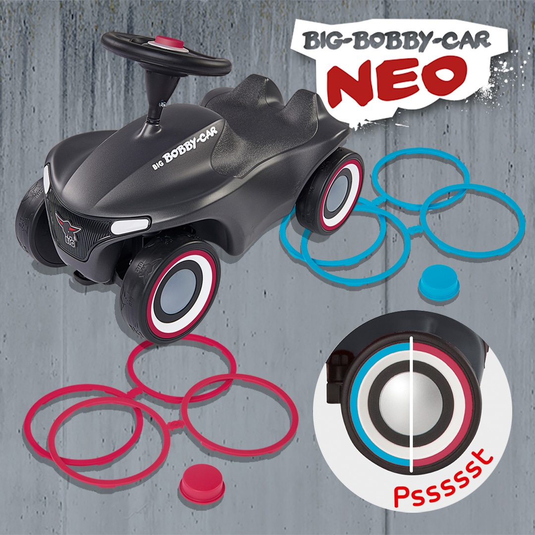 ✵ BIG Rutscherauto »BIG-Bobby-Car-Neo Anthrazit«, Made in Germany