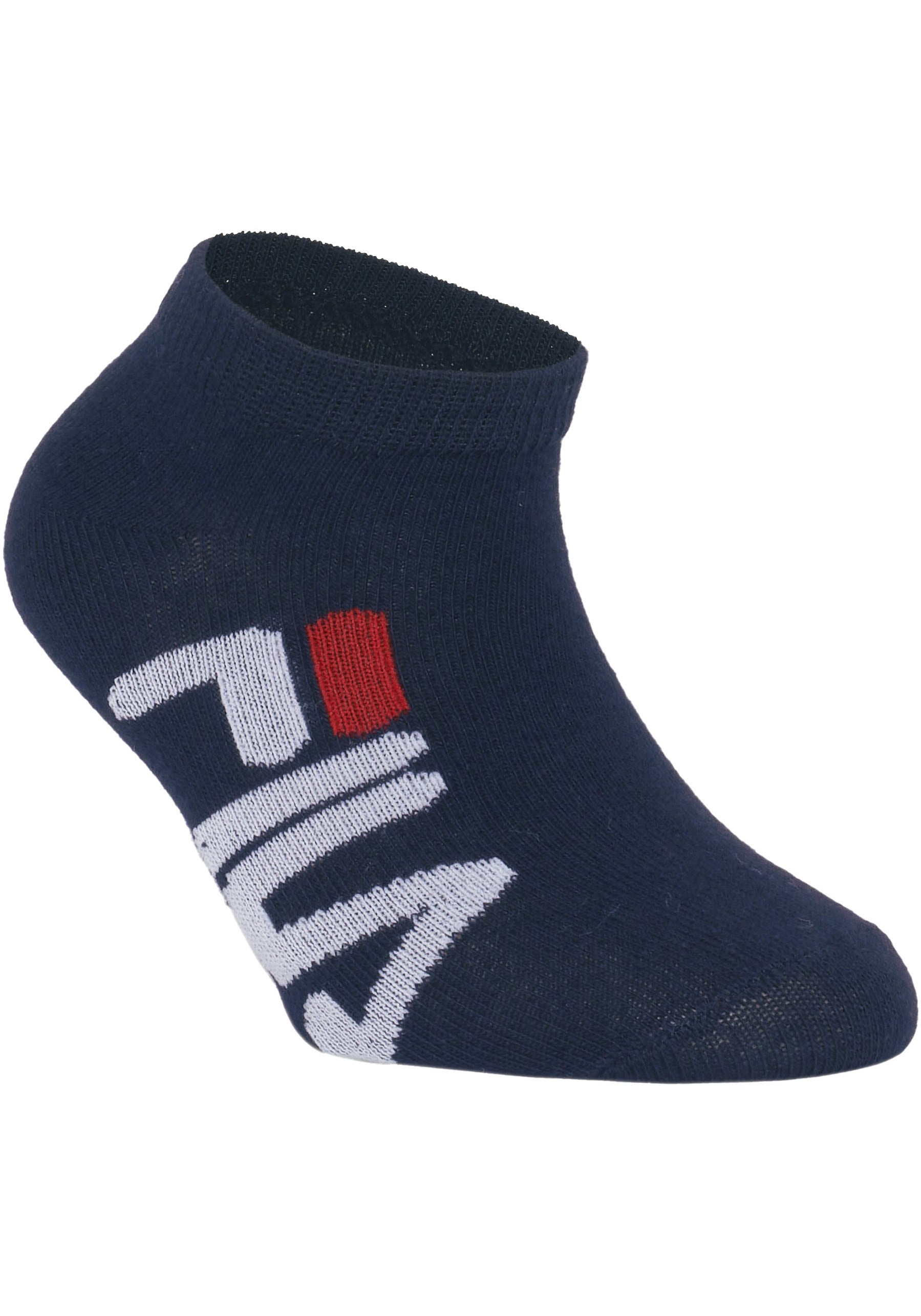 Fila Sneakersocken, (6er Pack), mit Logoschriftzug seitlich