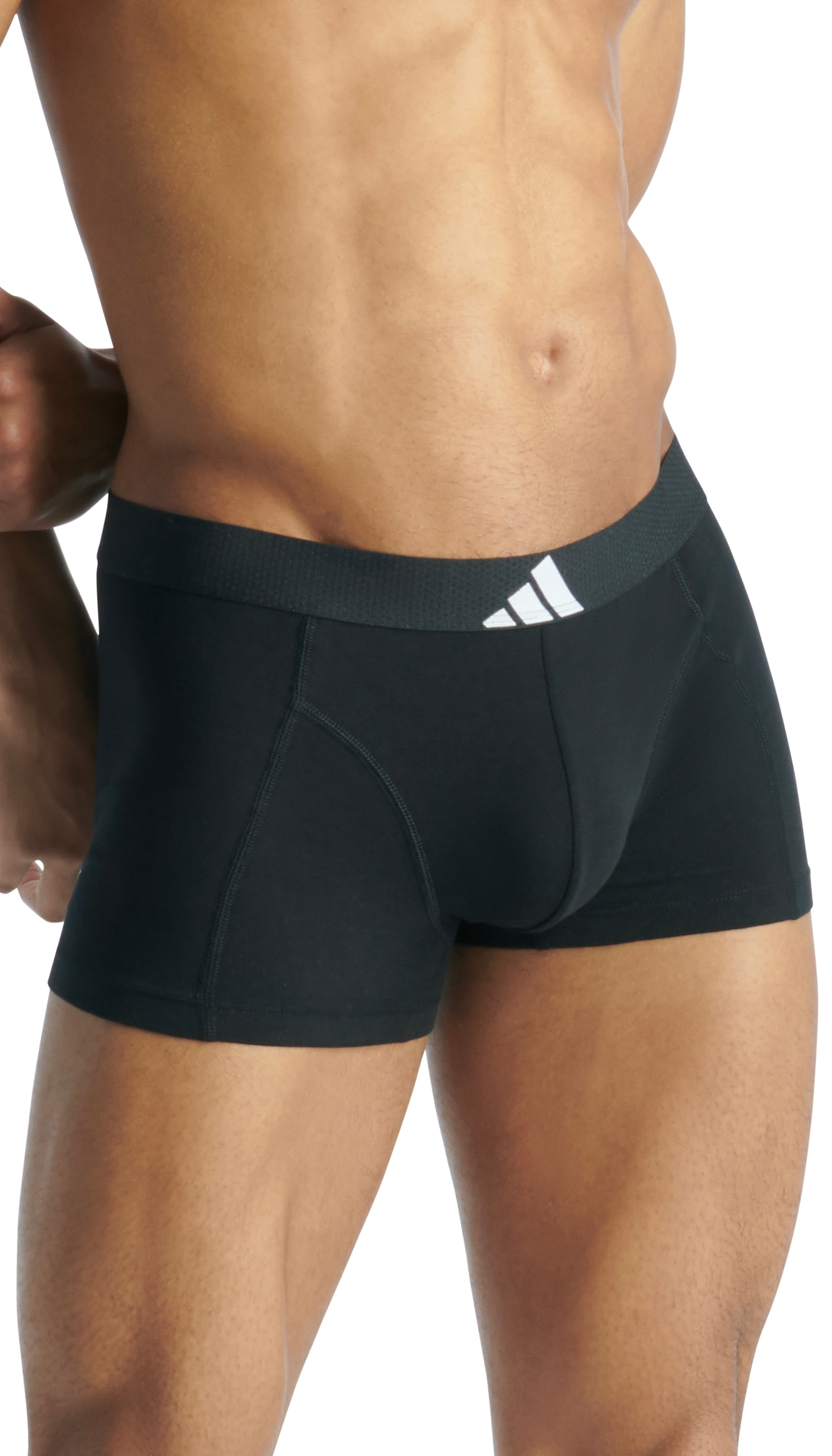 adidas Sportswear Trunk »Active Flex Cotton Body«, (2er Pack), elastischer Logo-Bund, ohne Eingriff, sportliches Design