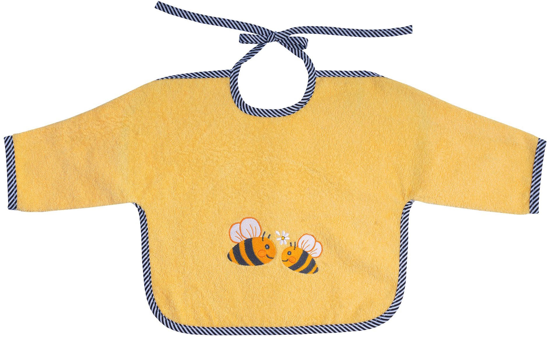 Wörner Lätzchen »Bienen Ärmellätzchen« 1 Stk. tlg. mit Ärmeln, maschinenwaschbar, trocknergeeignet