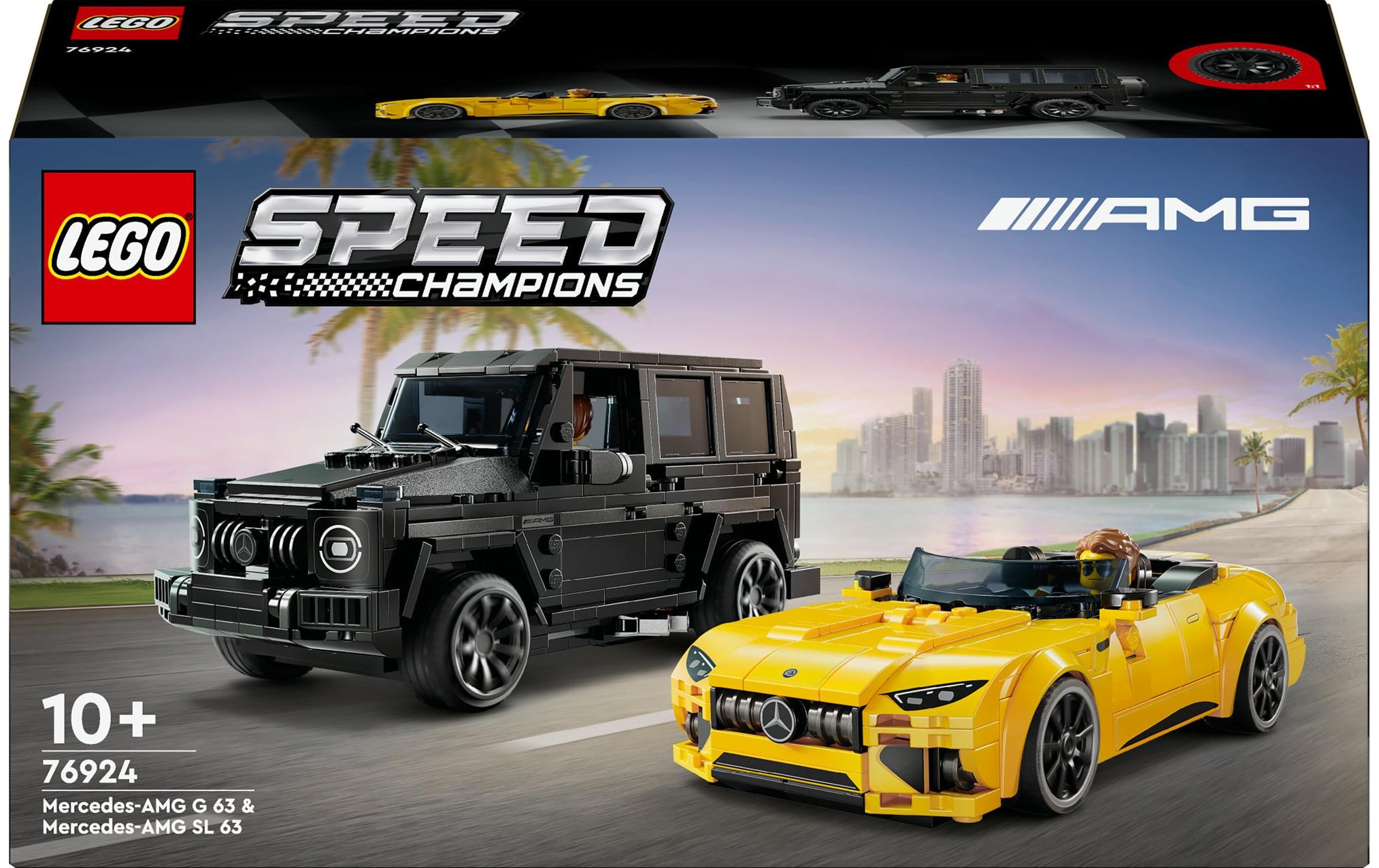 Spielbausteine »Speed Champions Mercedes-AMG G 63 & Mercedes-AMG SL 63 76924«, (808 St.)