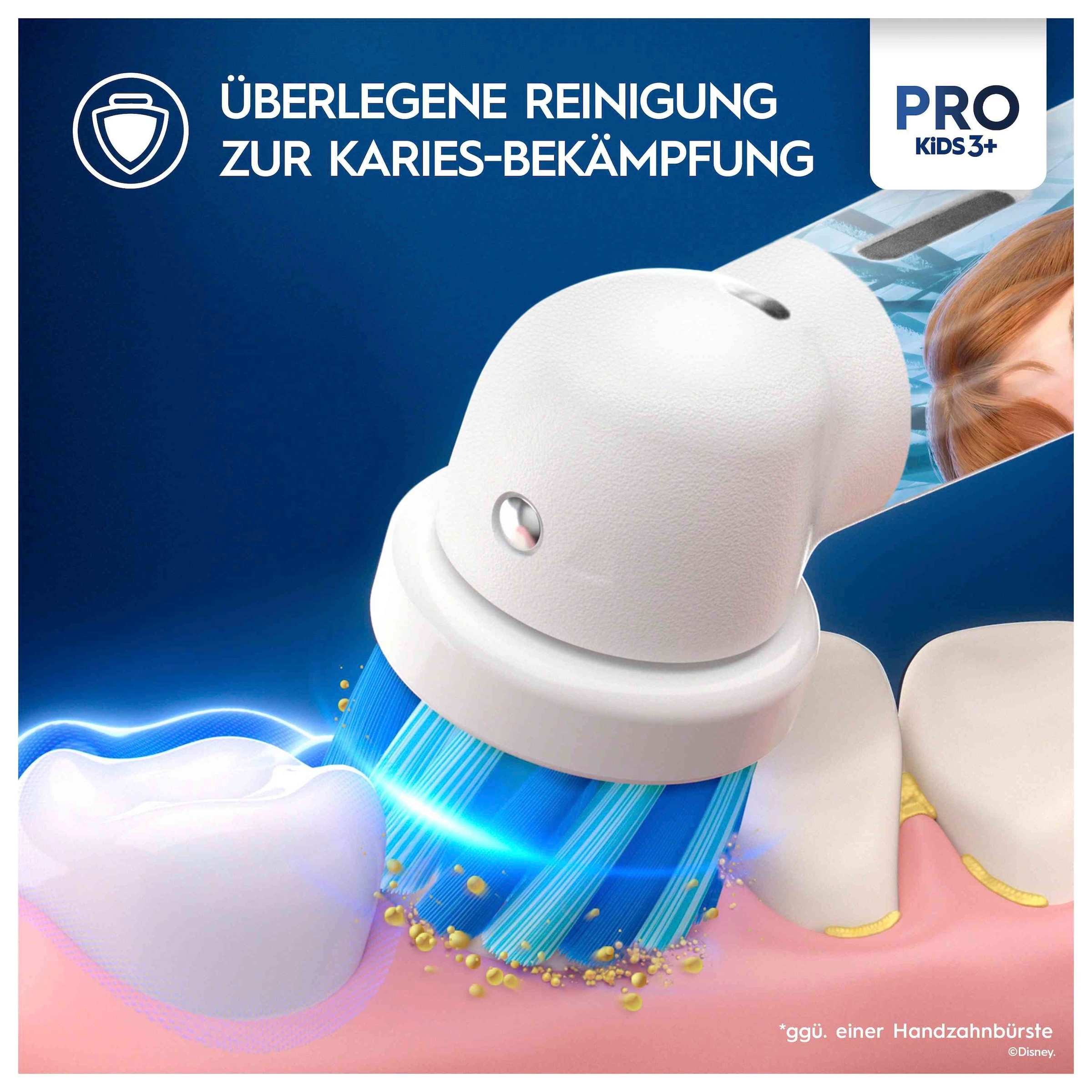 ➥ Oral-B Elektrische Zahnbürste »Pro jetzt 1 3 Frozen«, | für kaufen Kids Jelmoli-Versand Kinder Aufsteckbürsten, St. Jahren ab