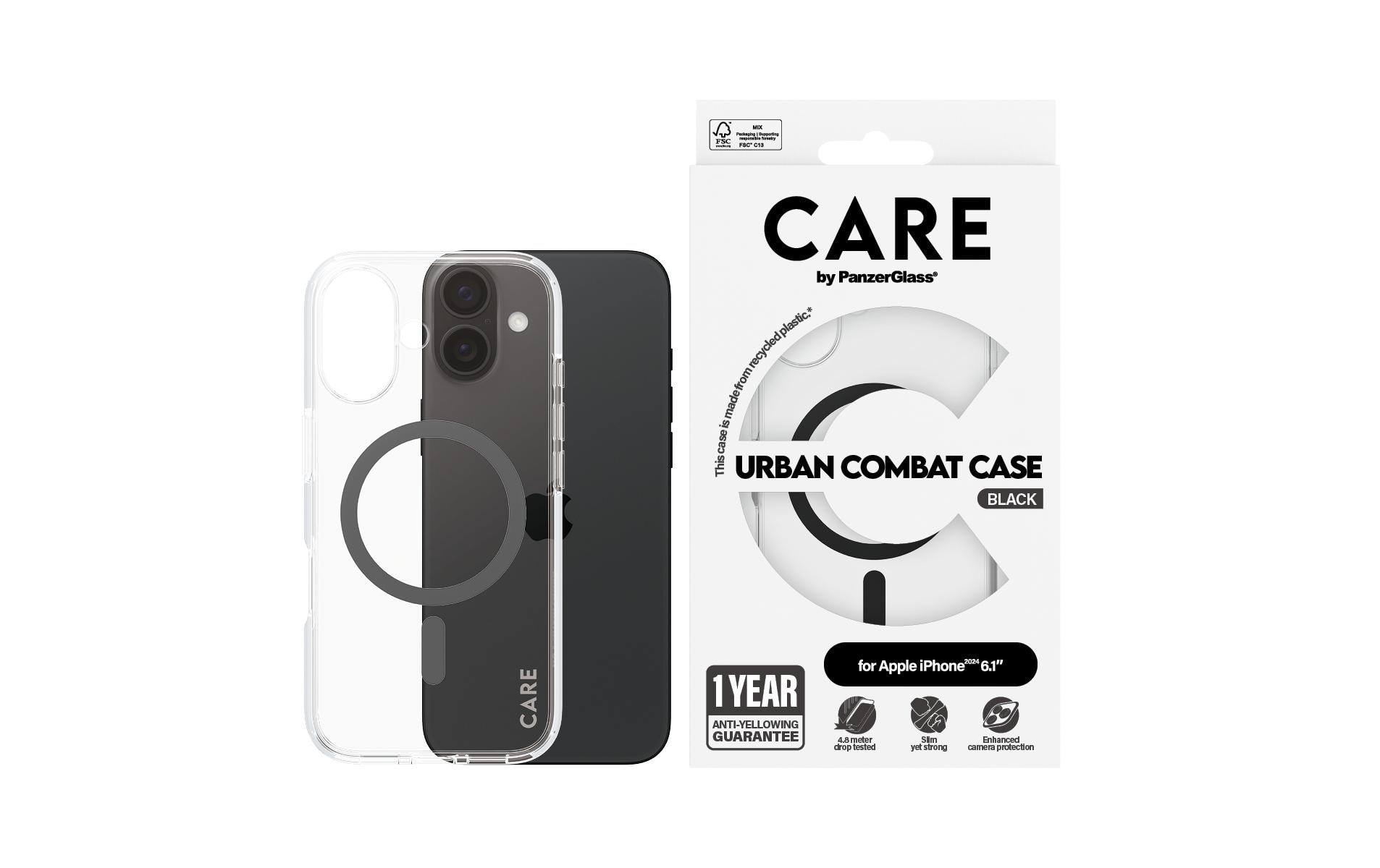 CARE by PanzerGlass Backcover »Flagship iPhone 16«, iPhone 16