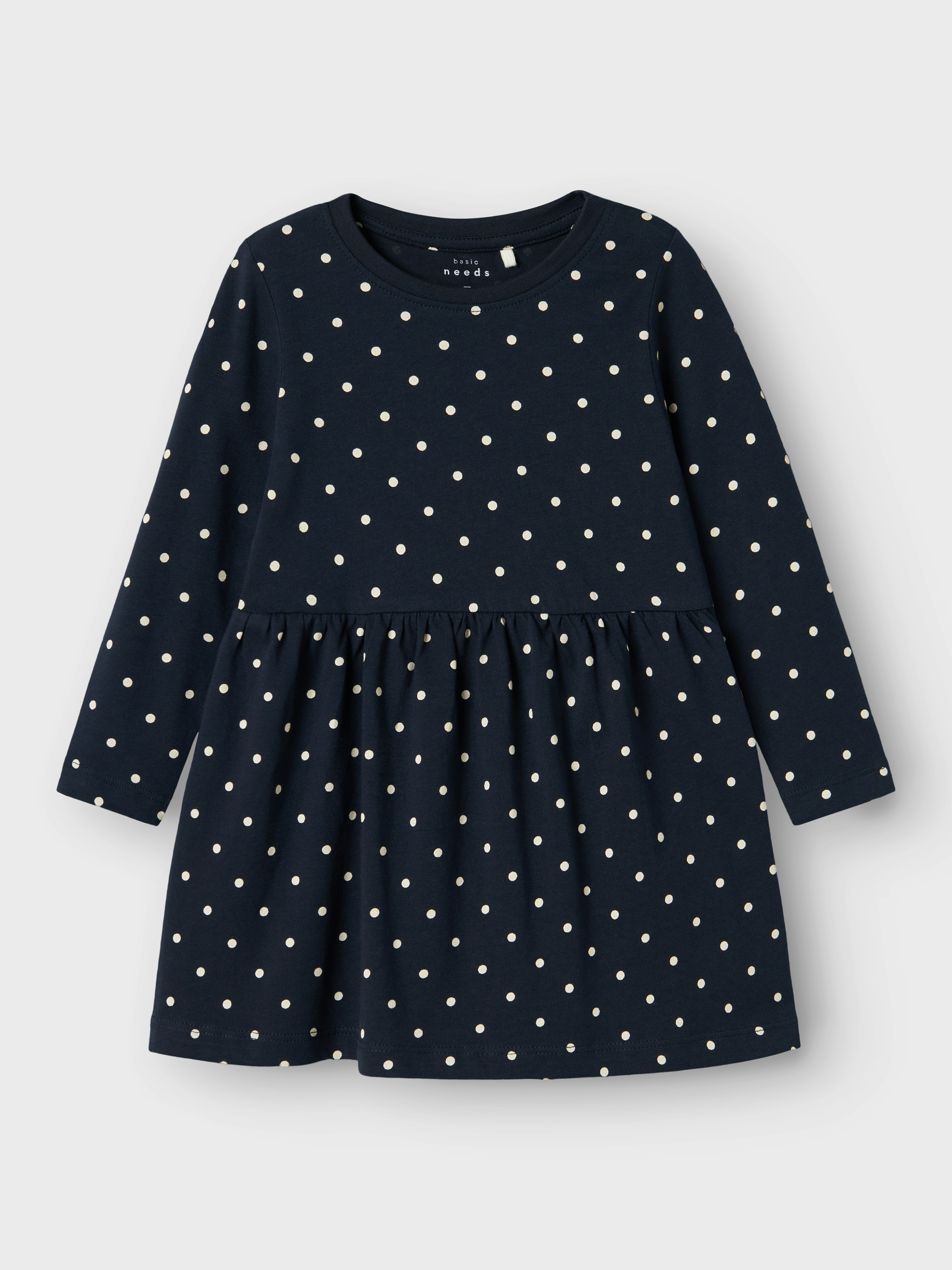 NAME IT Nmfvivia LS Dress 2P Noos | Abito Maniche Lunghe In Misto Cotone Per Bambine E Ragazze (Pacco Da 2)