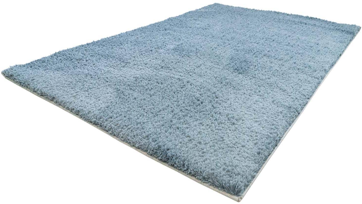 Carpet City Teppich »Softshine 2236«, rechteckig, 14 mm Höhe, Läufer, Hochflor, besonders weich, robust, Uni, Wohnzimmer