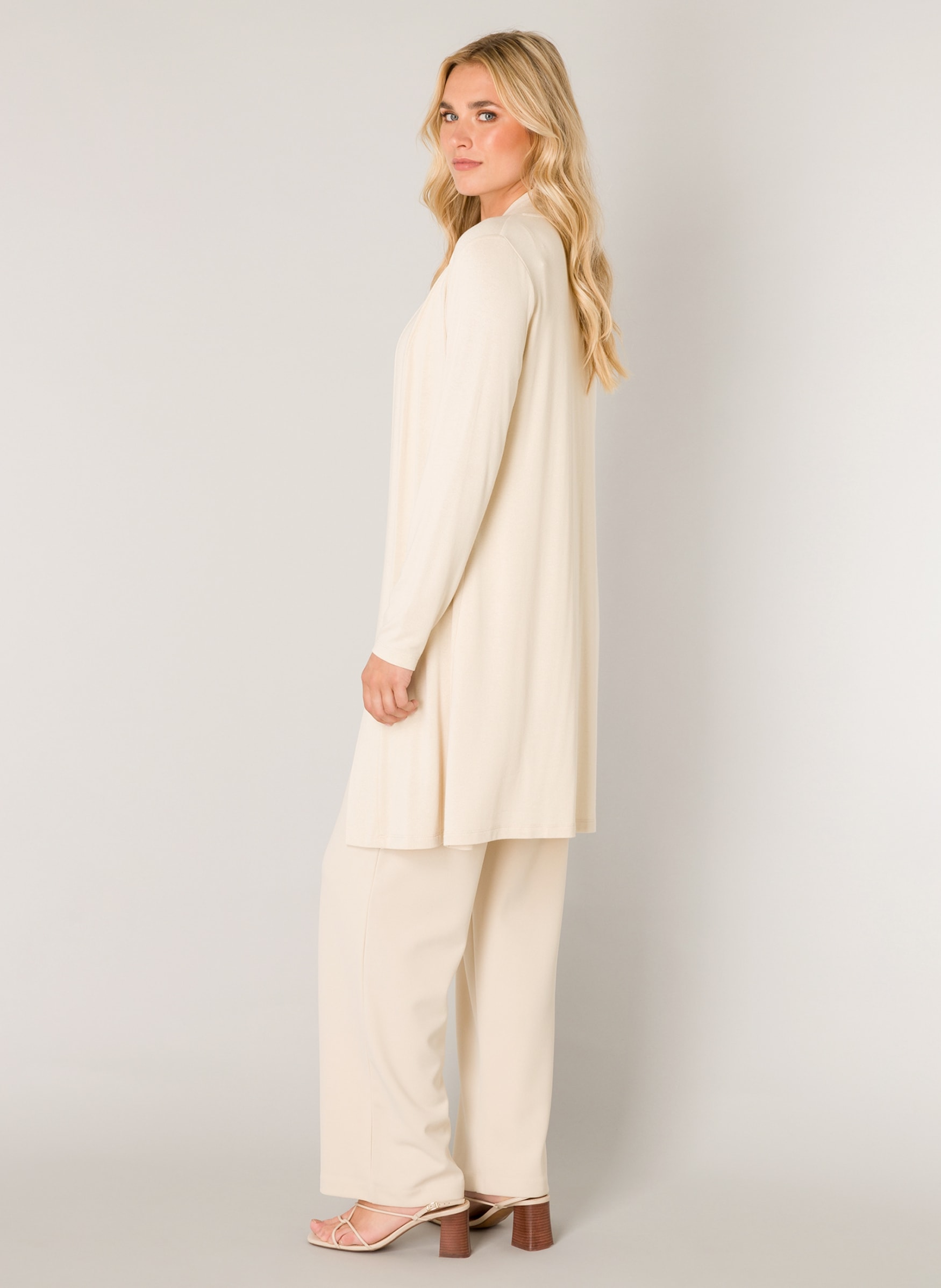 Base Level Longstrickjacke »Yayla Long«, ohne Verschluss
