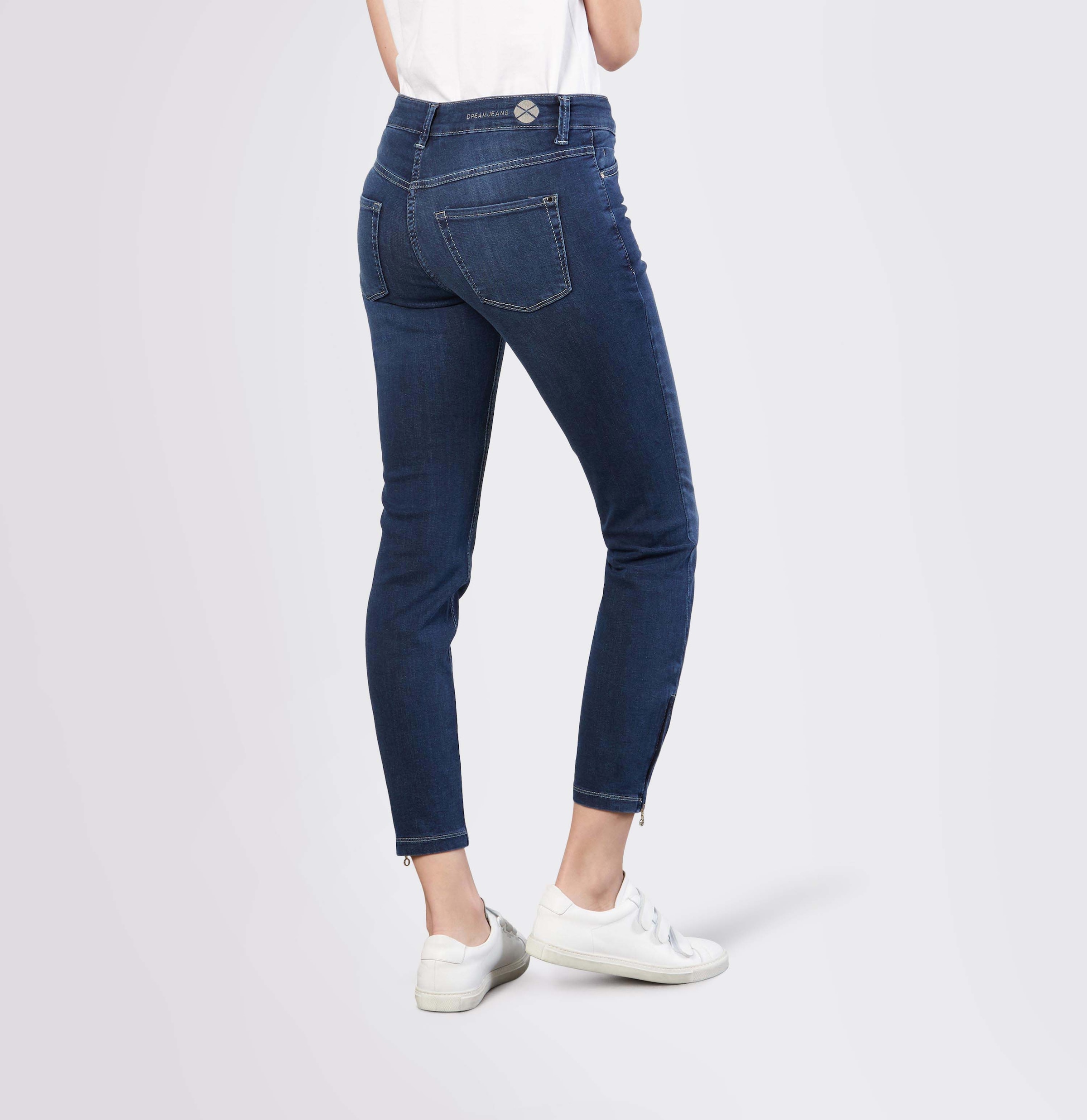 MAC 7/8-Jeans »Dream Chic«, verkürzte Form mit Reissverschluss