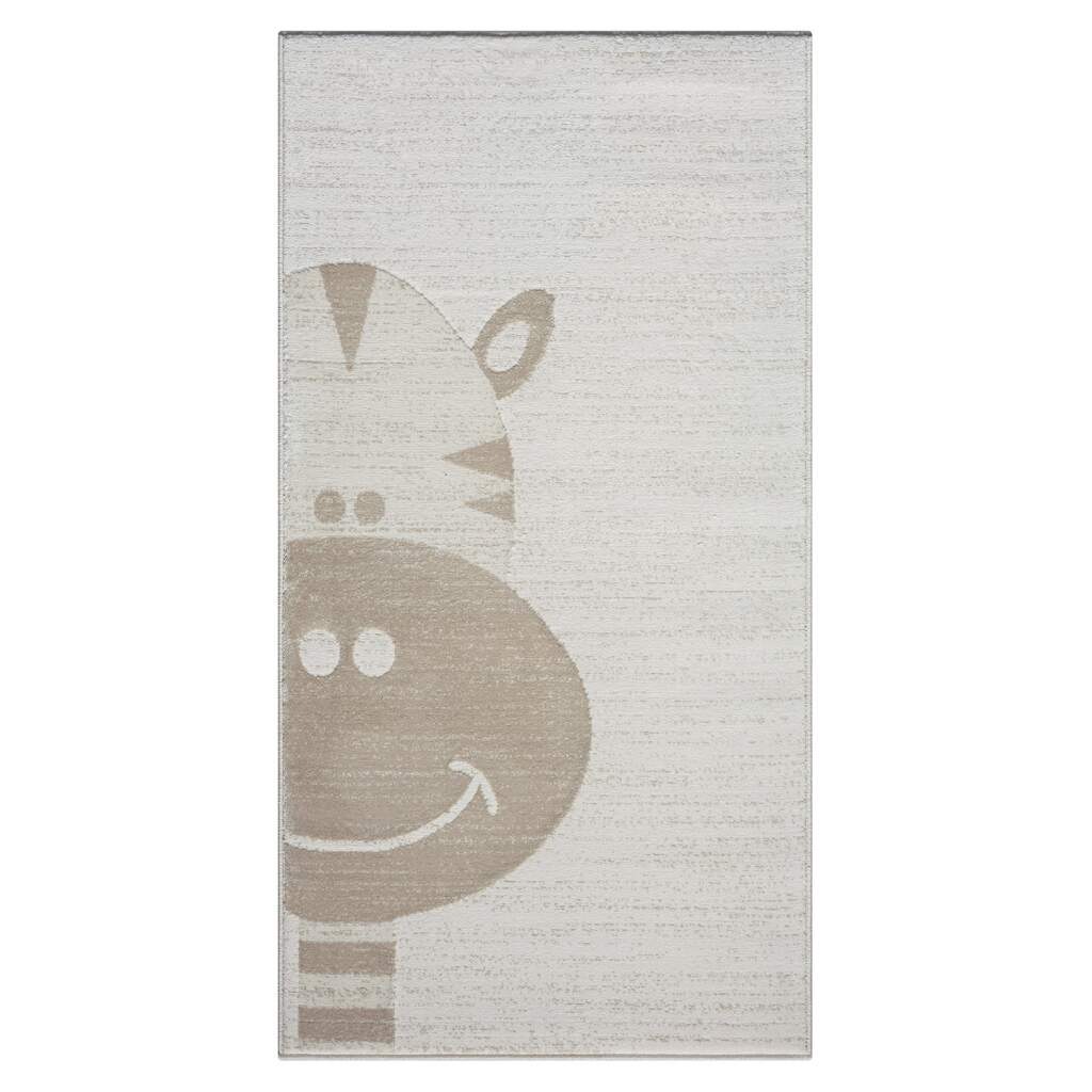 Carpet City Kinderteppich »MARA715«, rechteckig, Kinderzimmer Teppich Tiere Beige Spielzimmer