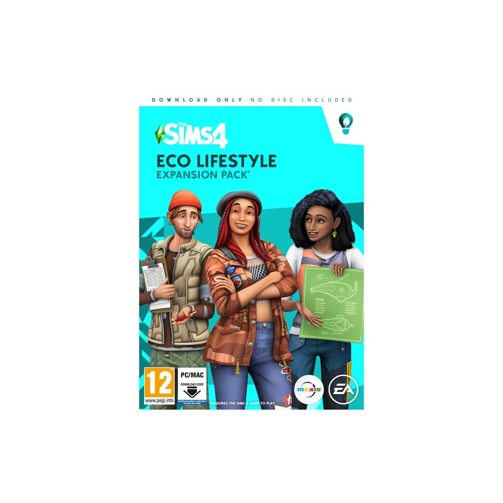 Electronic Arts Spielesoftware »Die Sims 4: Eco Lifestyle, Code in a box«, PC