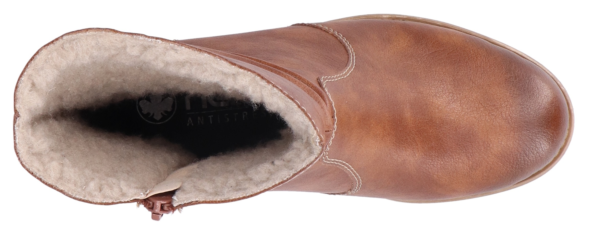 Rieker Winterstiefelette, Boots, Winterboots, Blockabsatz, mit Innenreissverschluss