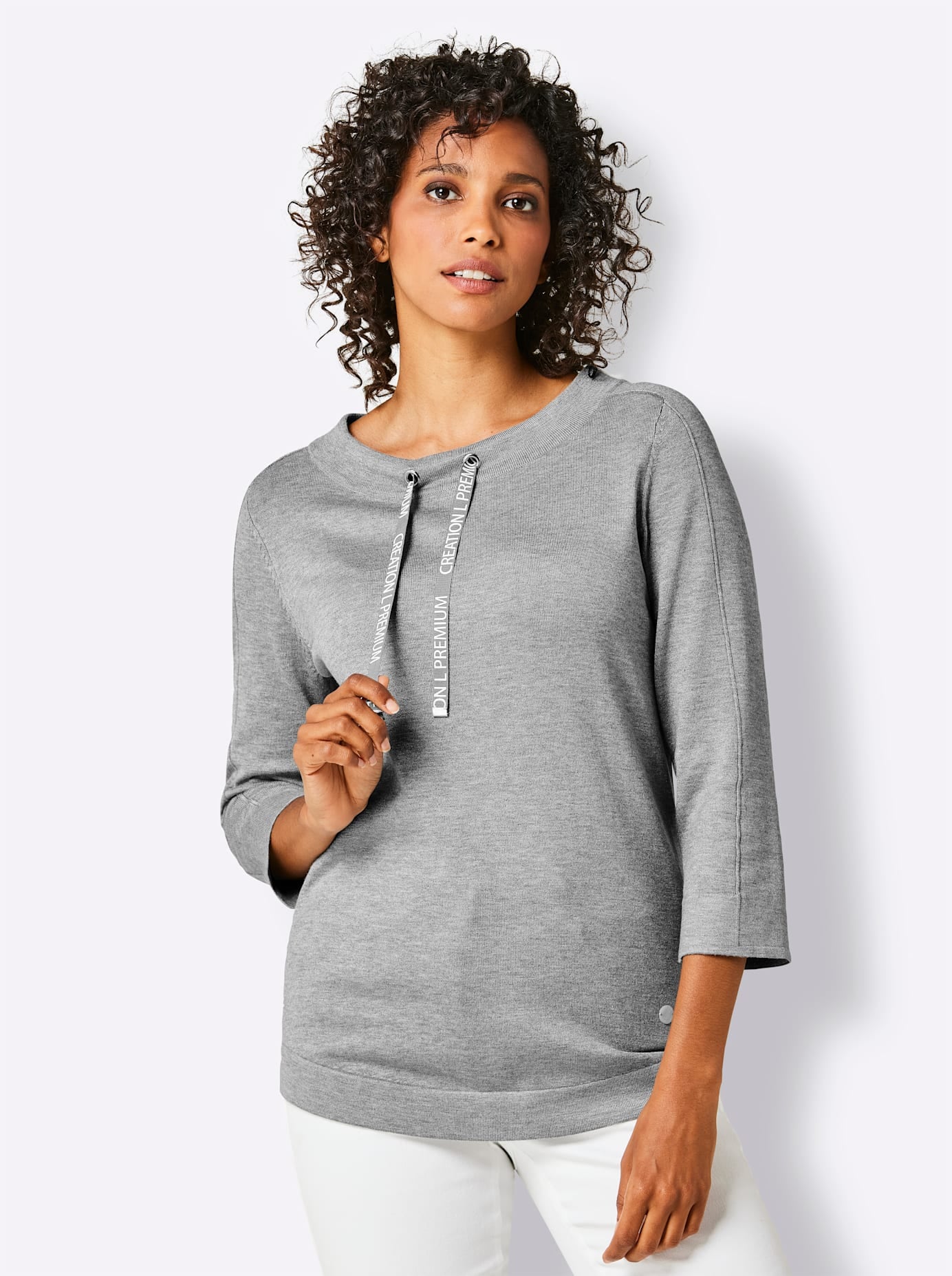 CREATION L PREMIUM Strickpullover »Lyocell-Viskose-Pullover«
