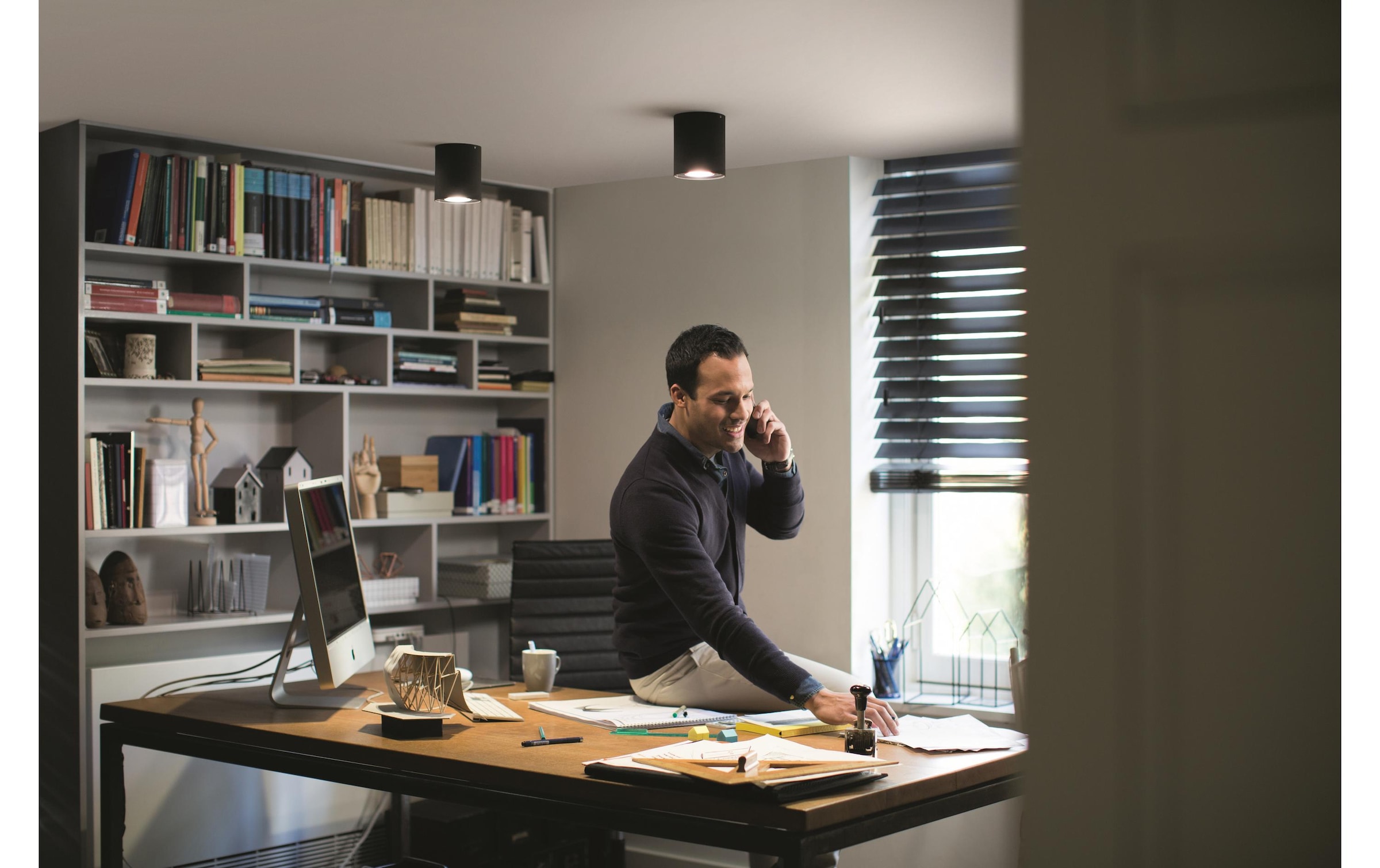 Philips Hue LED Deckenleuchte »Pillar erw. GU10«