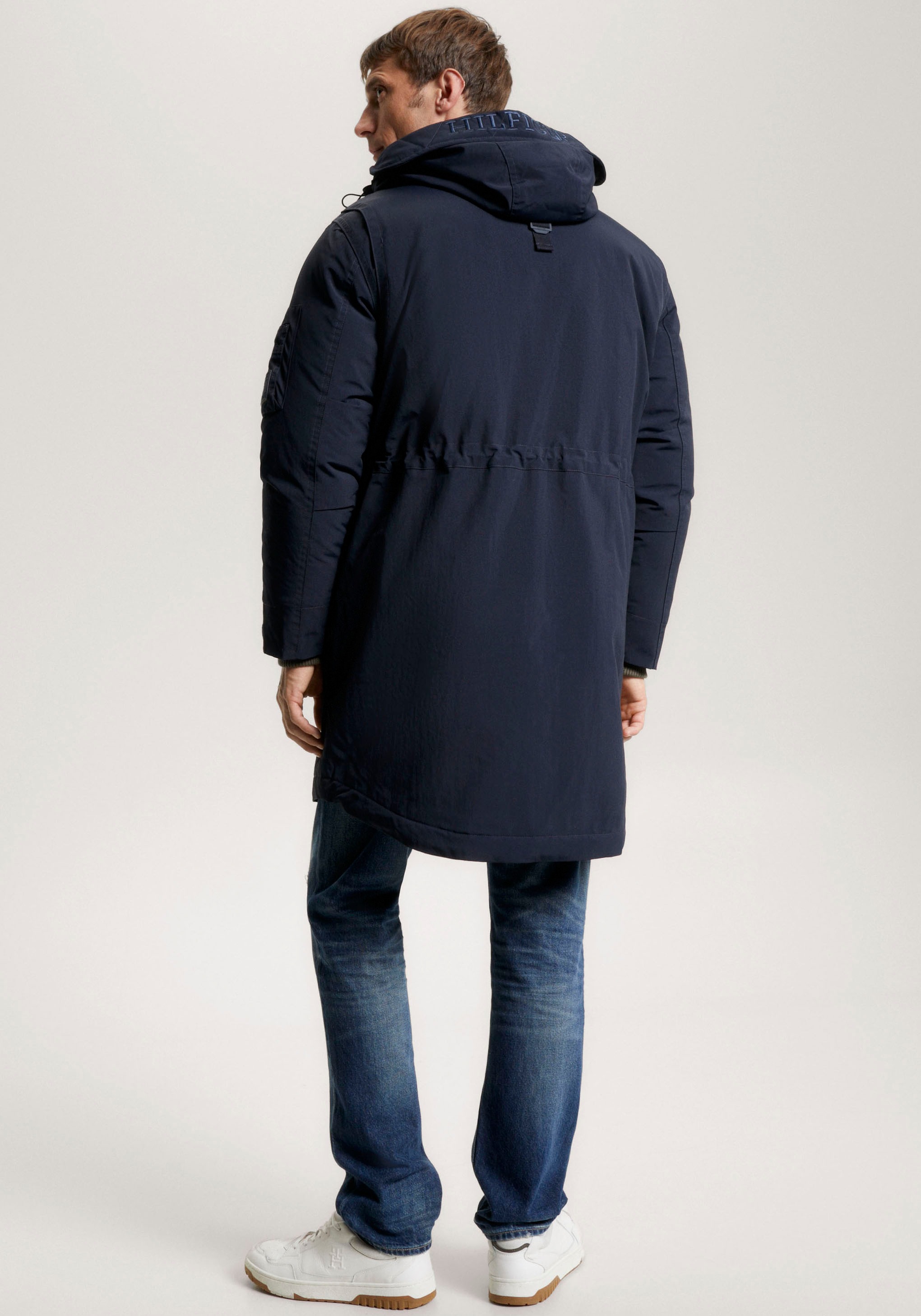 Tommy Hilfiger Parka »ROCKIE 3 IN 1 PARKA«, (2 Jacken in einer Jacke), mit Kapuze, 2 Jacken in Einer