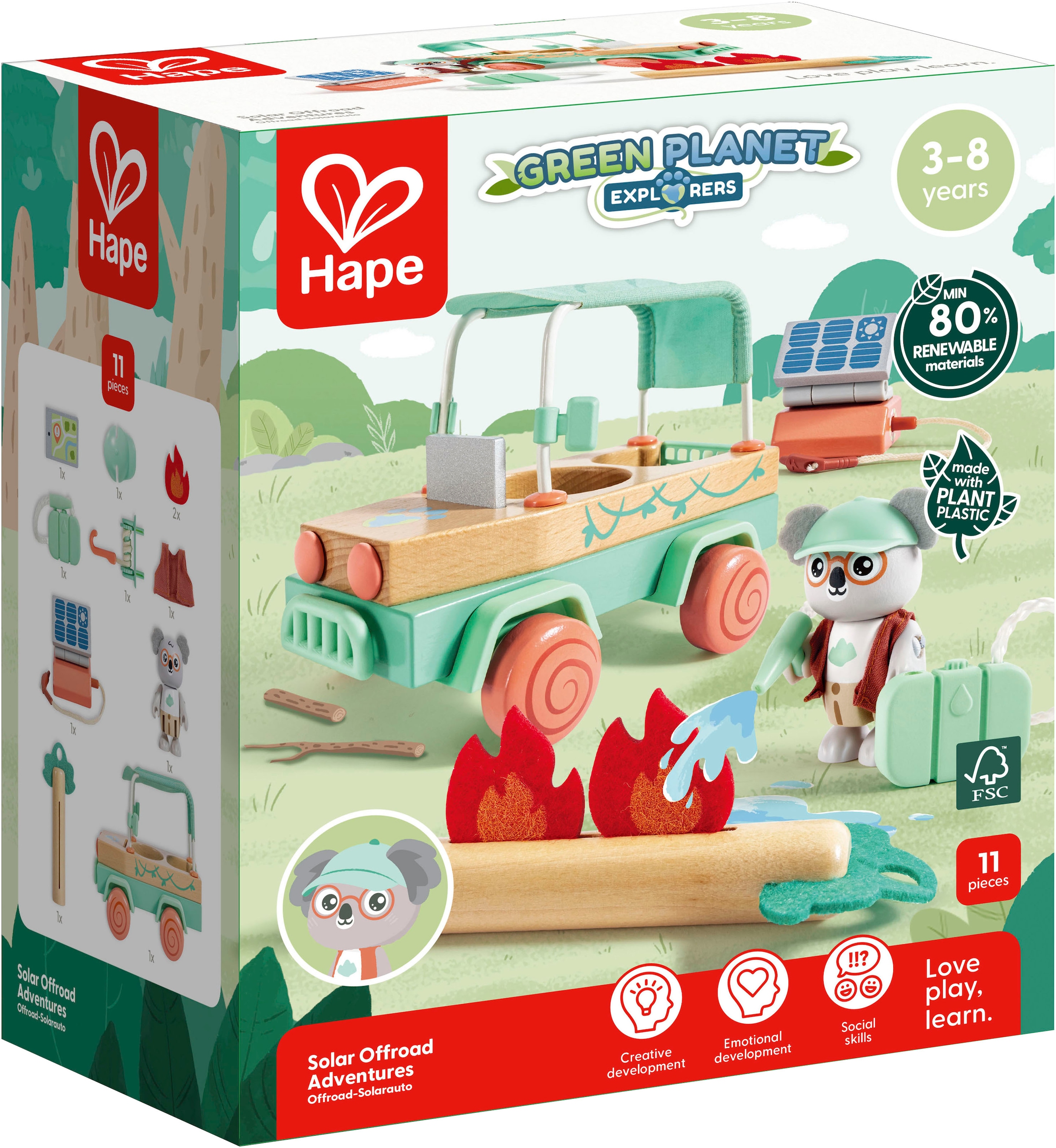 Hape Spielzeug-Auto »Offroad-Solarauto«