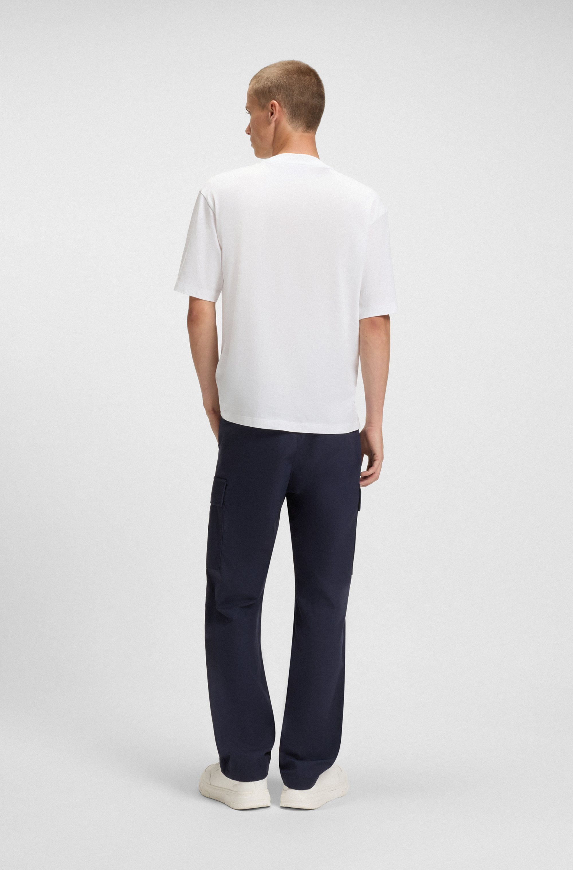 HUGO Blue T-Shirt »Nalax«, mit Logo-Druck