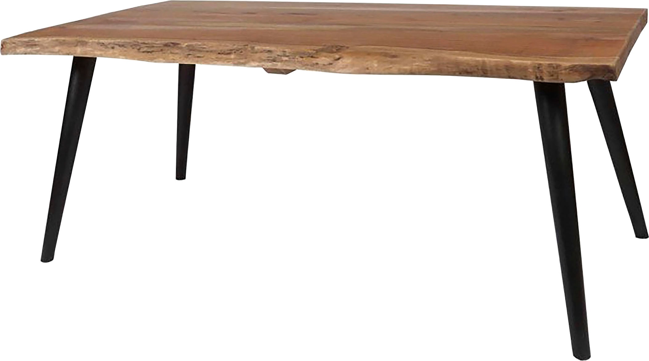 byLIVING Couchtisch »Caddy«, Tischplatte mit cm | shoppen Jelmoli-Versand Baumkante, online 110 60 oder Breite