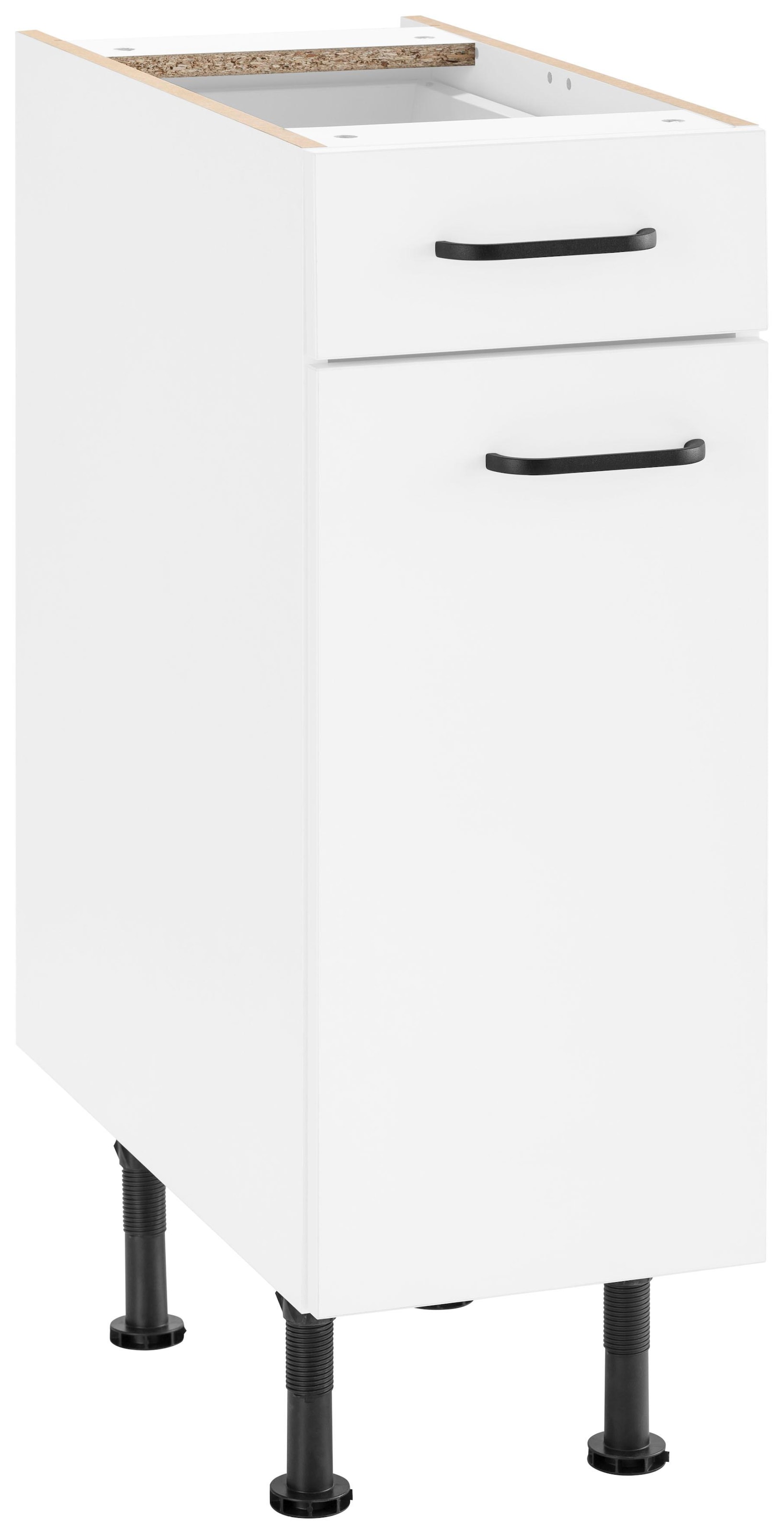 shoppen Jelmoli-Versand »Elga«, online 30 cm Unterschrank | mit Breite Füsse, Soft-Close-Funktion, OPTIFIT höhenverstellbaren