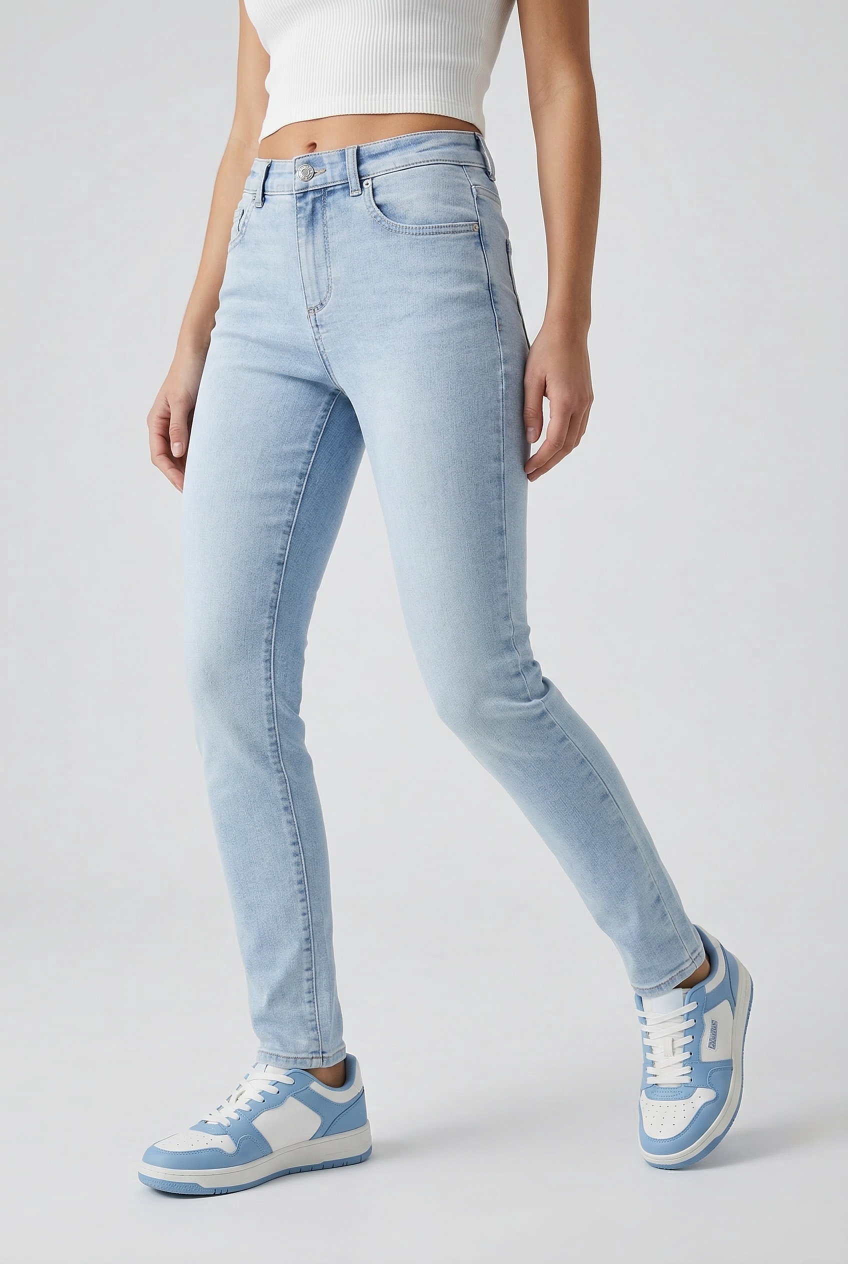 ONLY Skinny-fit-Jeans "ONLMARIA MID WAIST SK DNM BOX"