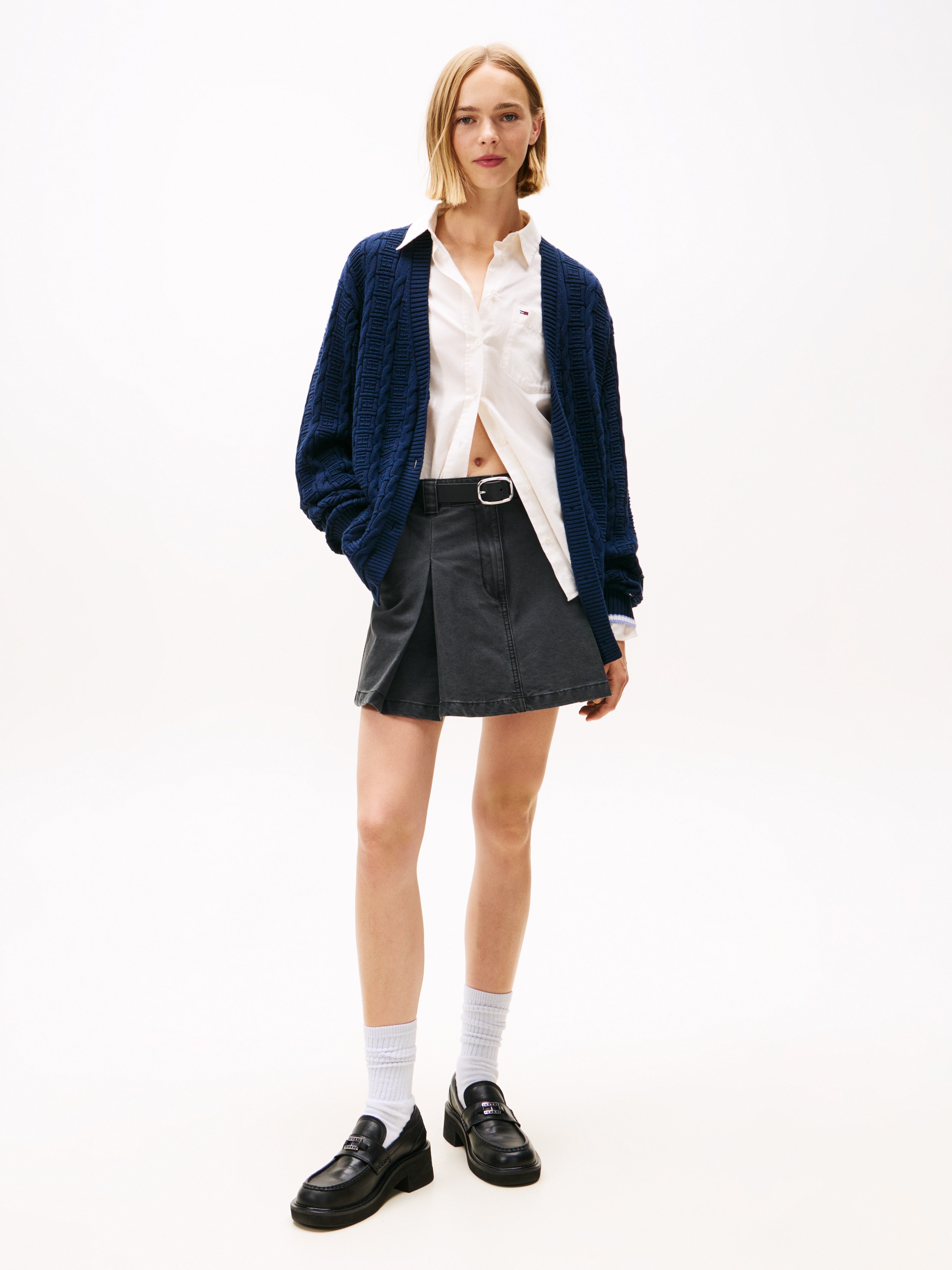 Tommy Jeans Strickjacke »TJW CABLE CARDIGAN«, mit Zopfmuster