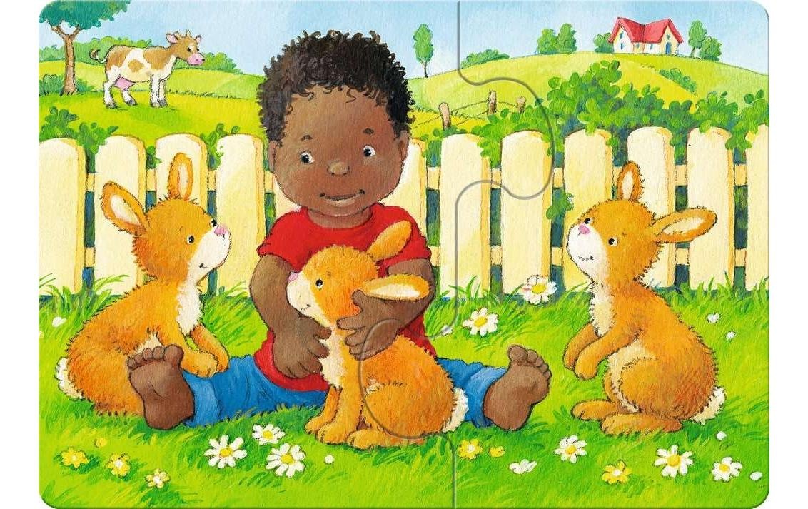 Ravensburger Puzzle »allererstes Puzzle: Streichelzoo«, (14 tlg.)