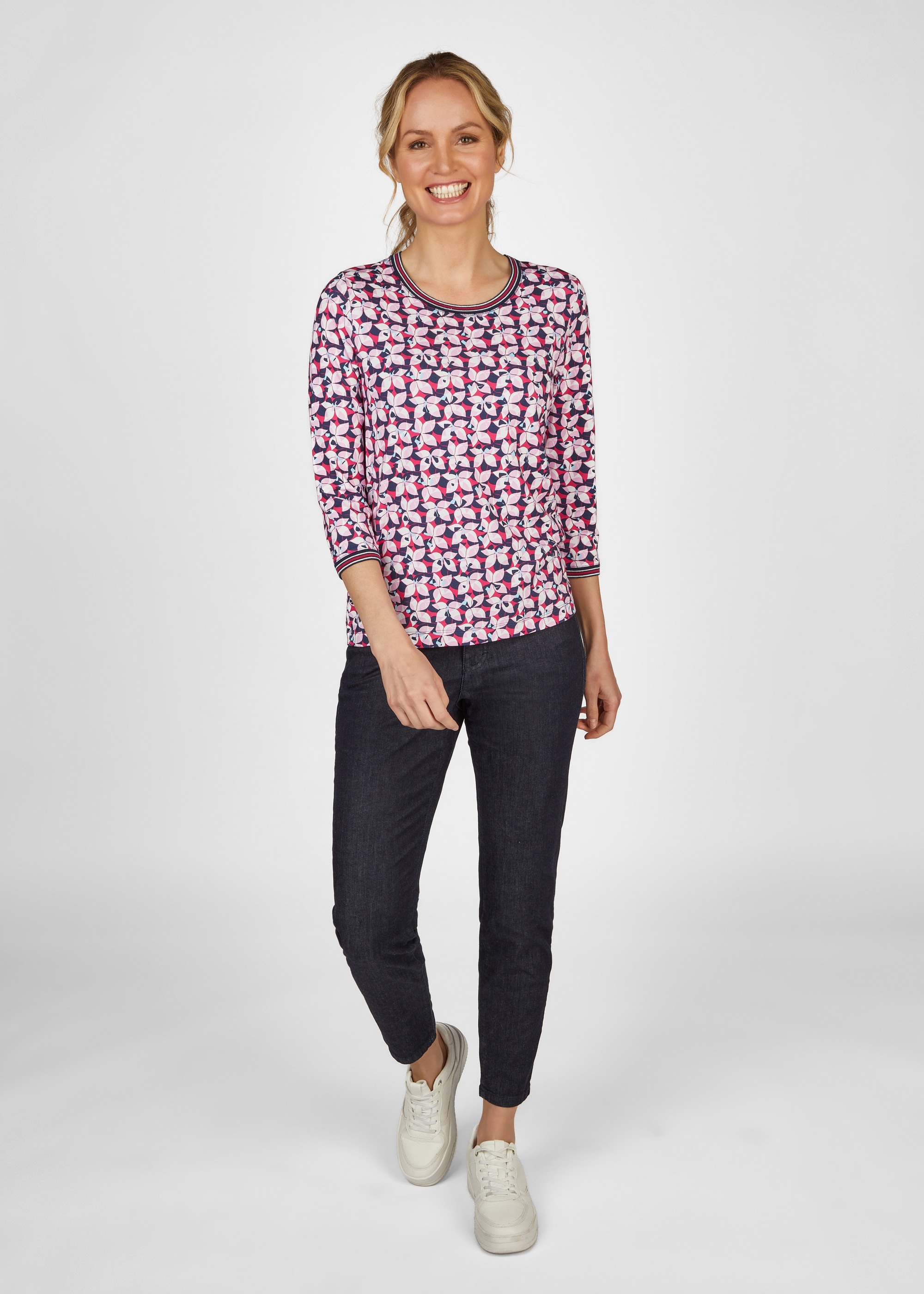 Muster online Rabe Jelmoli-Versand bei 3/4-Arm-Shirt, kaufen abstraktem Schweiz mit