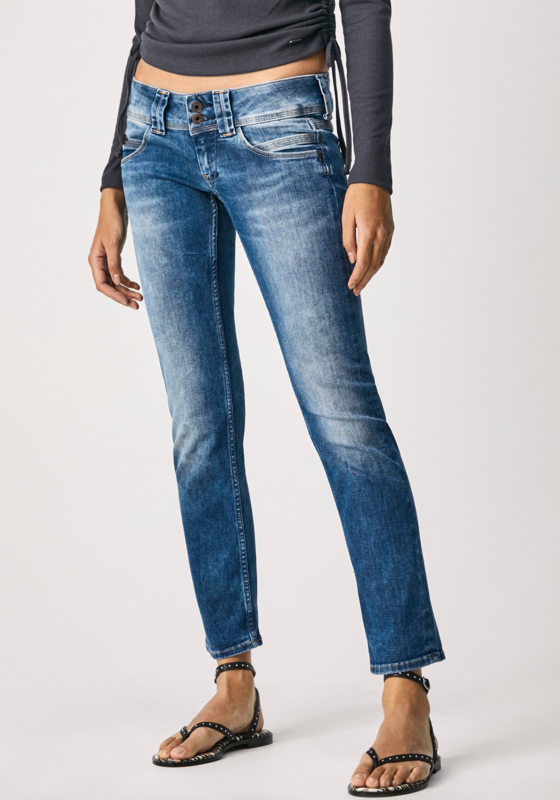 Pepe Jeans Straight-Jeans »VENUS« mit schmalem Bein