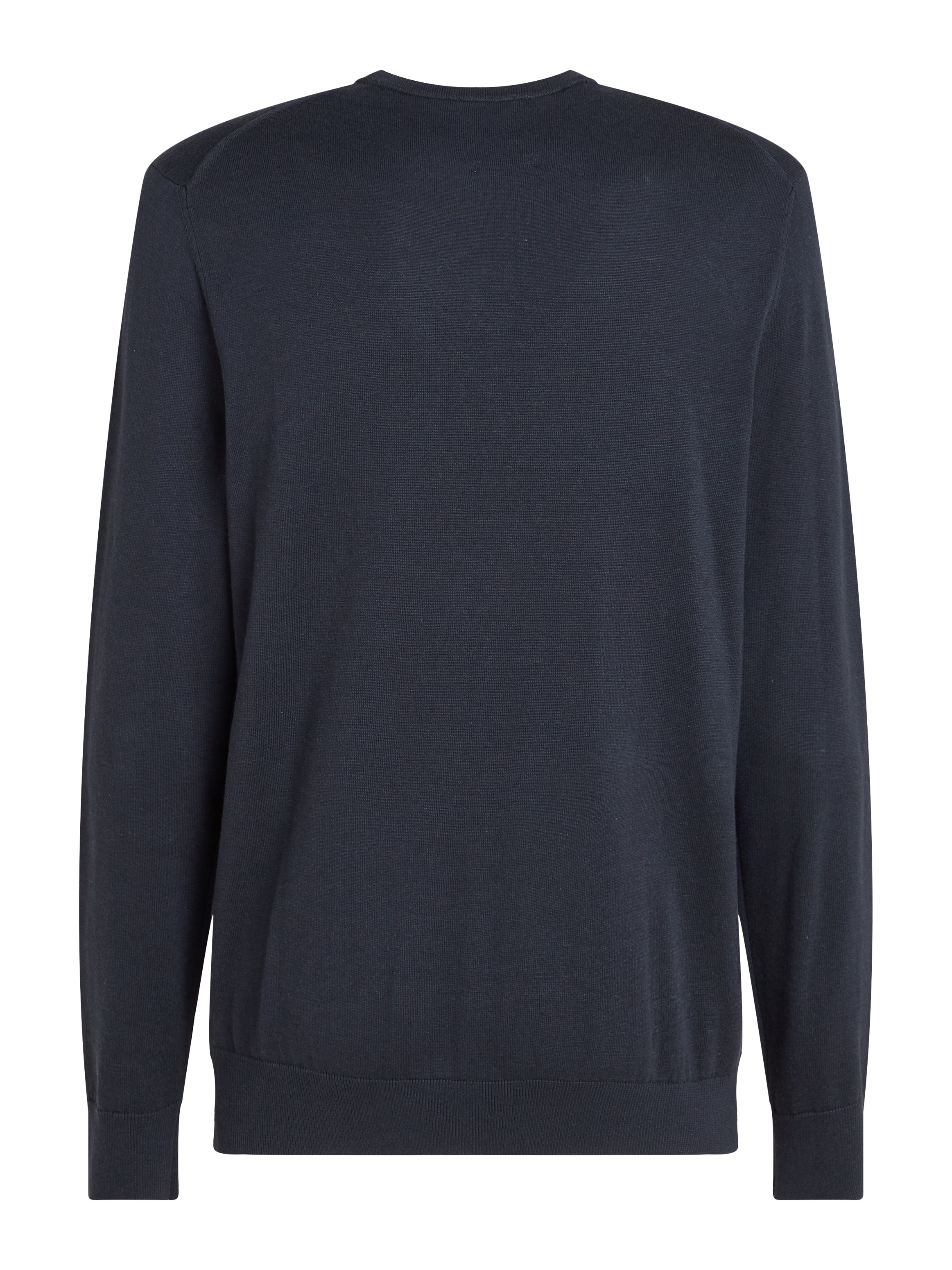 Calvin Klein Rundhalspullover »COTTON SILK BLEND CN SWEATER«, mit Logoprägung