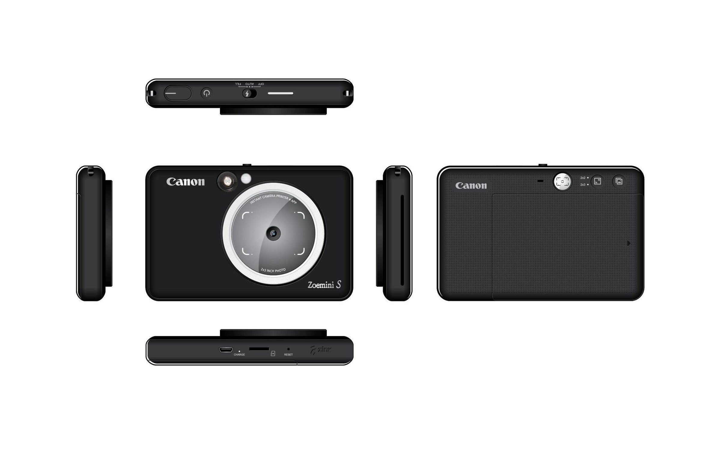 Canon Sofortbildkamera »Zoemini S Schwarz«